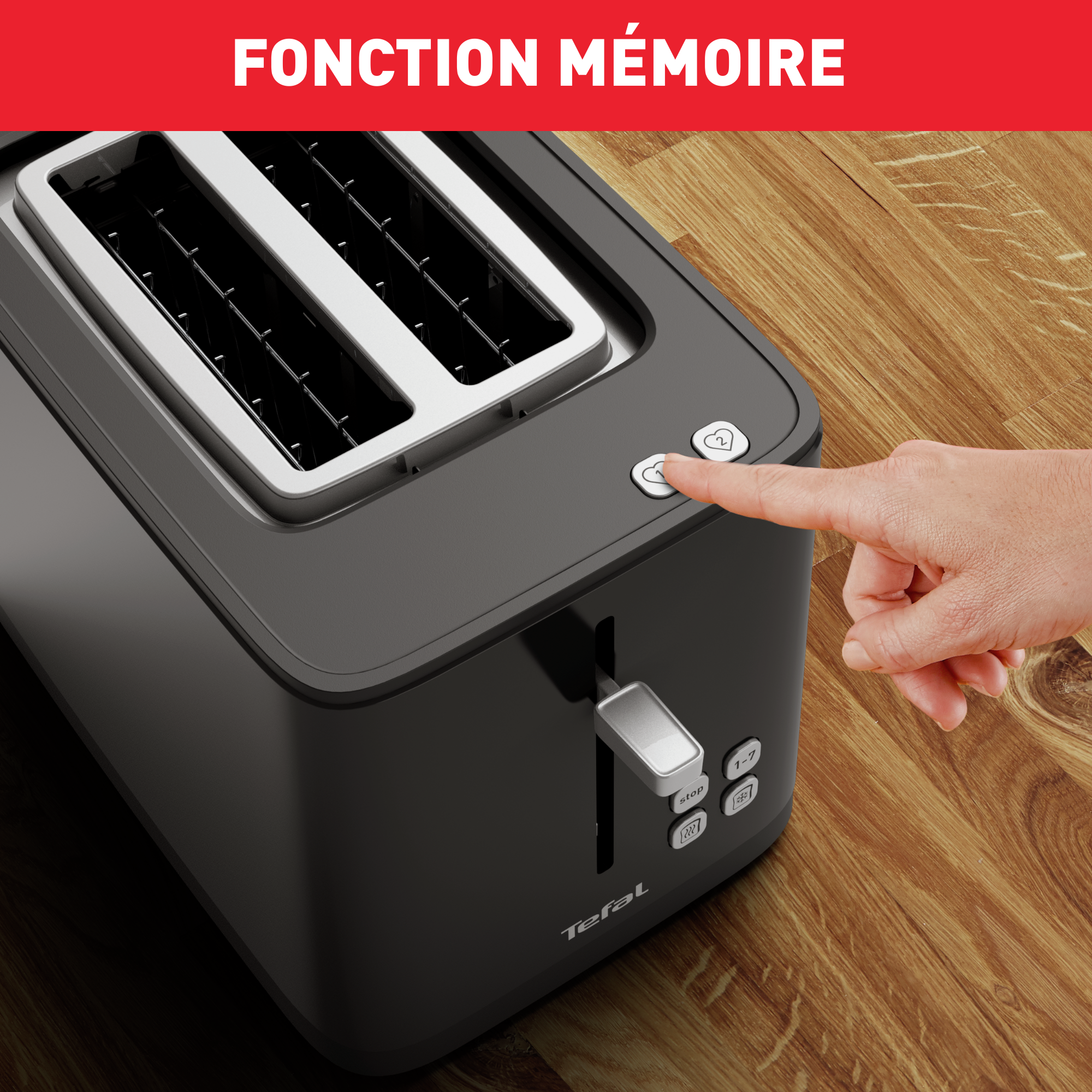 Smart'N Light TT640810 Grille-pain avec écran numérique