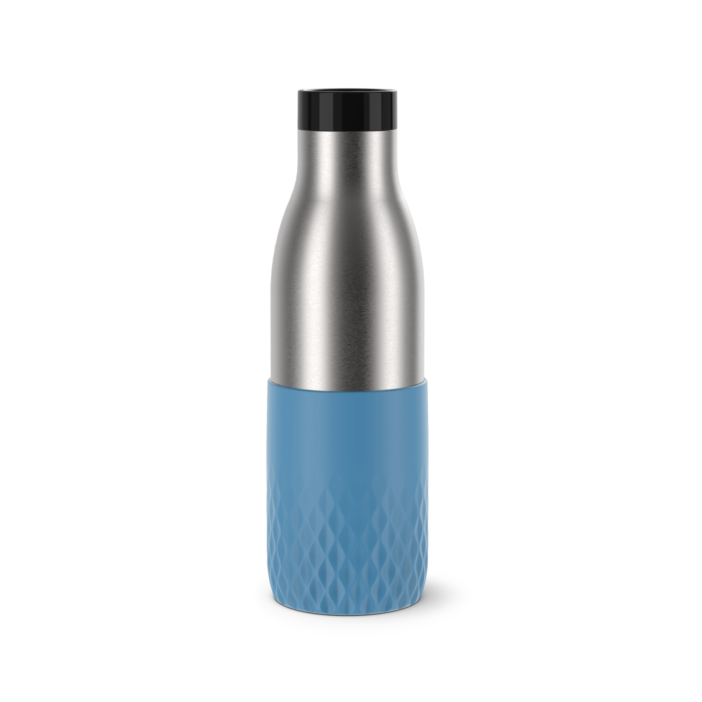 Bludrop Sleeve N3110710 Gourde inox et silicone - 0,5L - Bleu