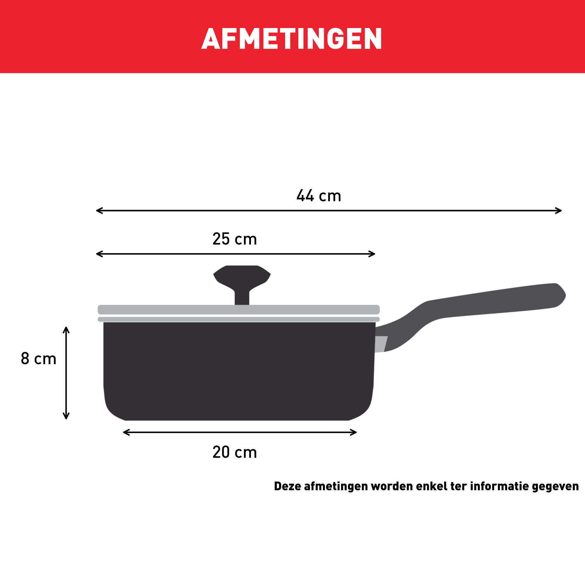 Unlimited On G25932AZ Sauteerpan 24 cm + deksel