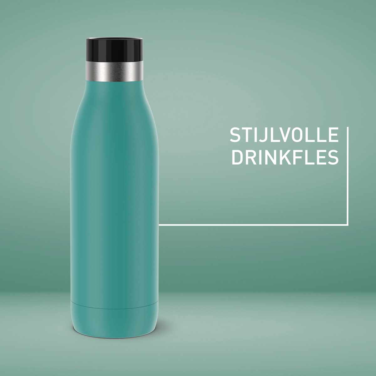 Bludrop Basic N3110210 Drinkfles - 0,5L - Groen
