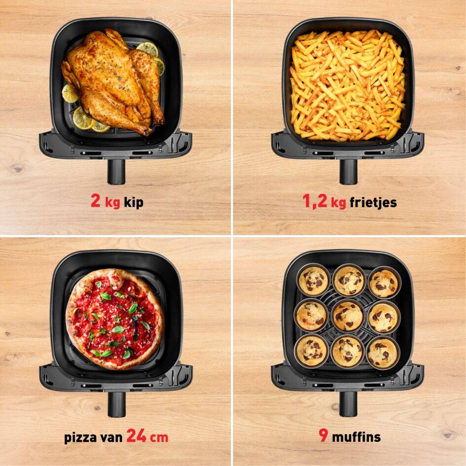 Easy Fry Mega EY855BE0 Air fryer - 8 programma's - 7.5 L
