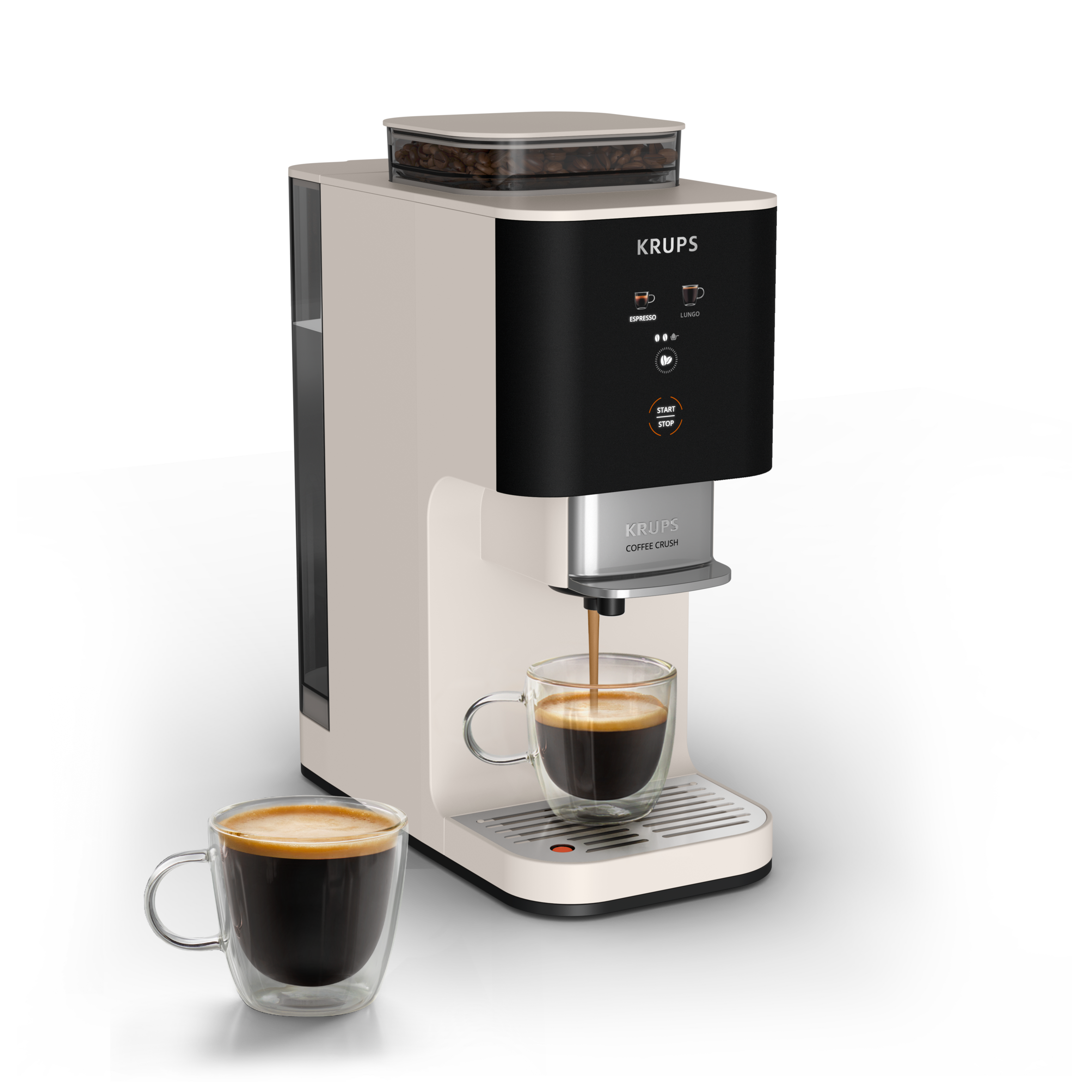 Coffee Crush SA4001E0 Machine à Expresso automatique à grain - Design compact