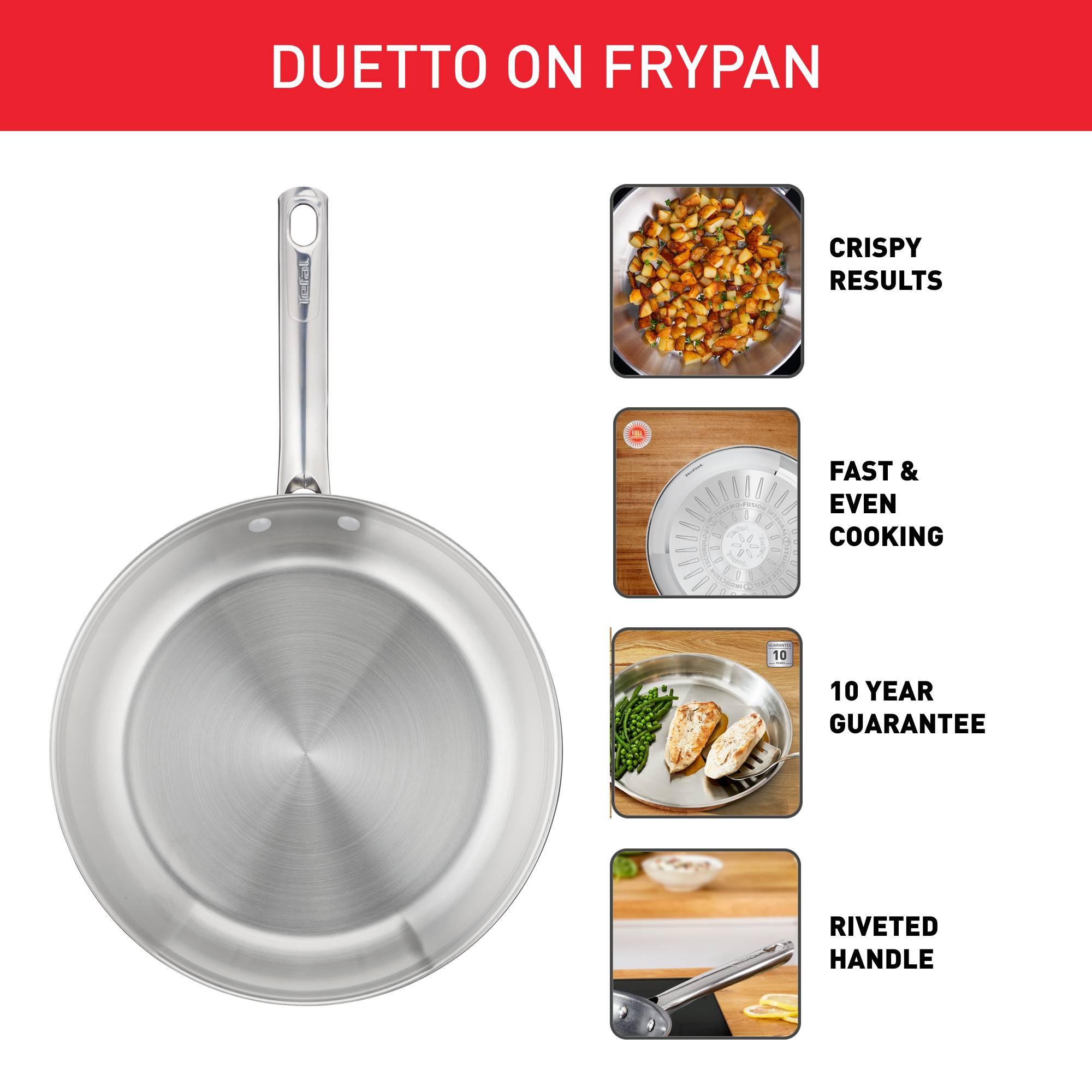 Duetto B8660634 Poêle à frire - 28 cm - Induction