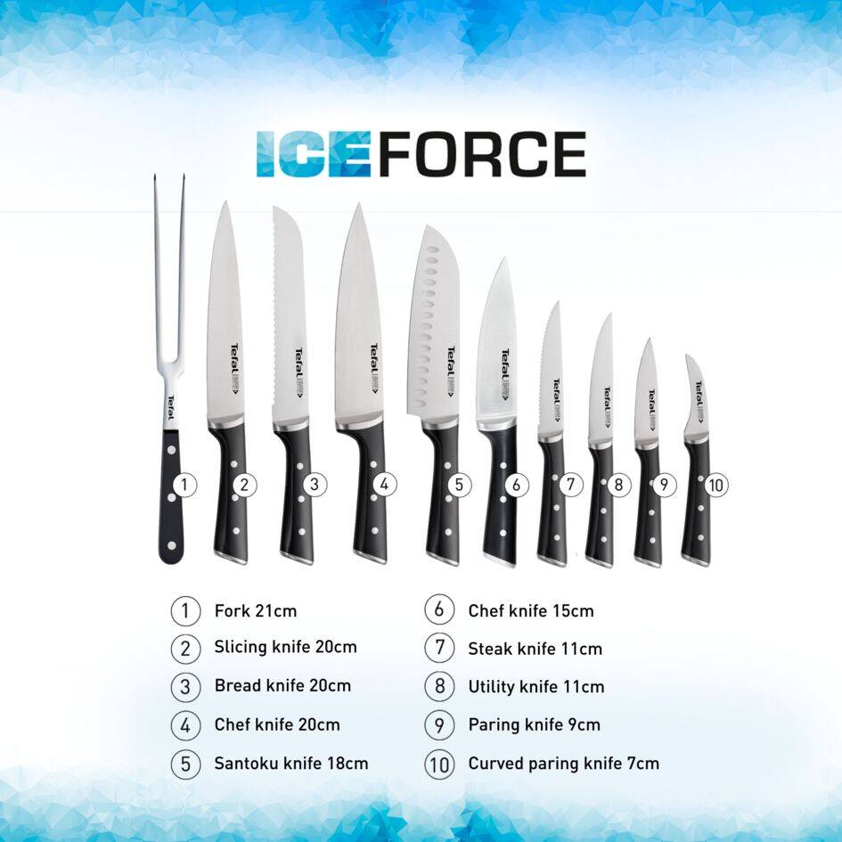 Ice Force K232S374  Set de 3 couteaux