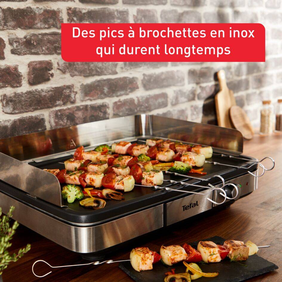 Brochettes XL en acier inoxydable