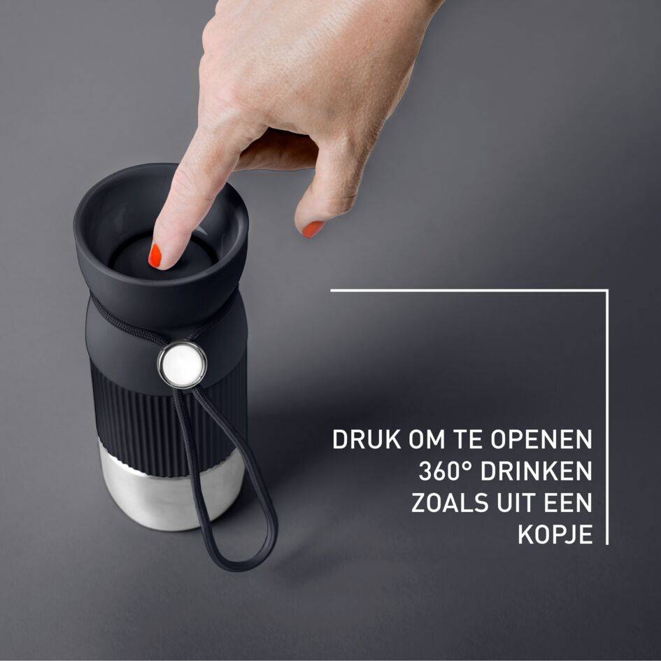BeYou Cup N2191310 Isotherme drinkbeker - 0,36L - Zwart