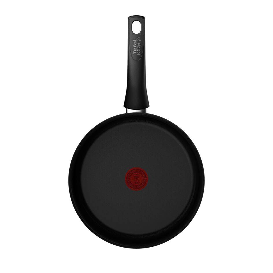 Renew Black On C4353232 Keramische sauteerpan + glazen deksel - 24 cm - Inductie