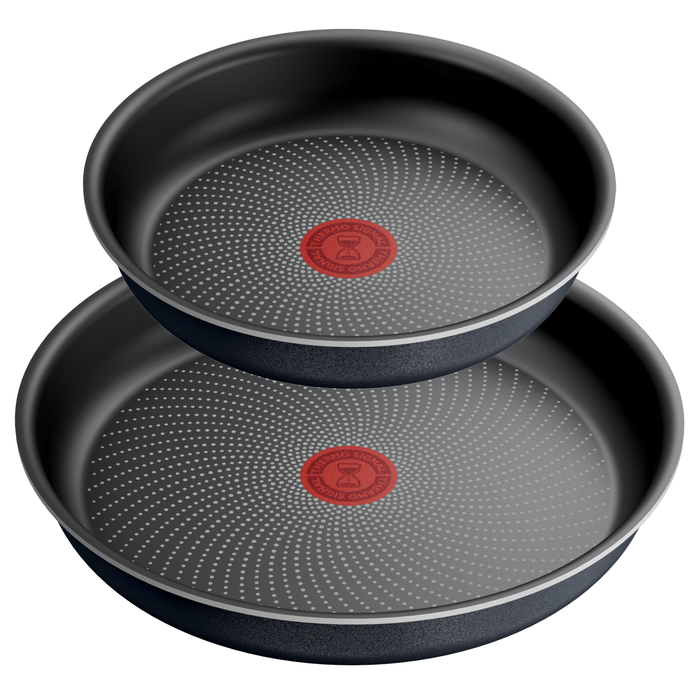 Ingenio So'Light L7239023 Set de 2 poêles 22/28cm + poignée amovible - Induction