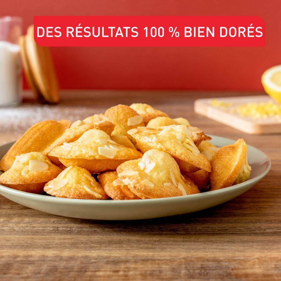 PerfectBake J5734802 Moules à madeleines - 16 empreintes - 21x29cm