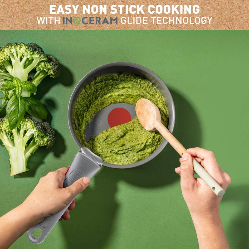 Ingenio Renew On L2602902 Keramische steelpan met afneembare handgreep - 18&nbsp;cm - Inductie