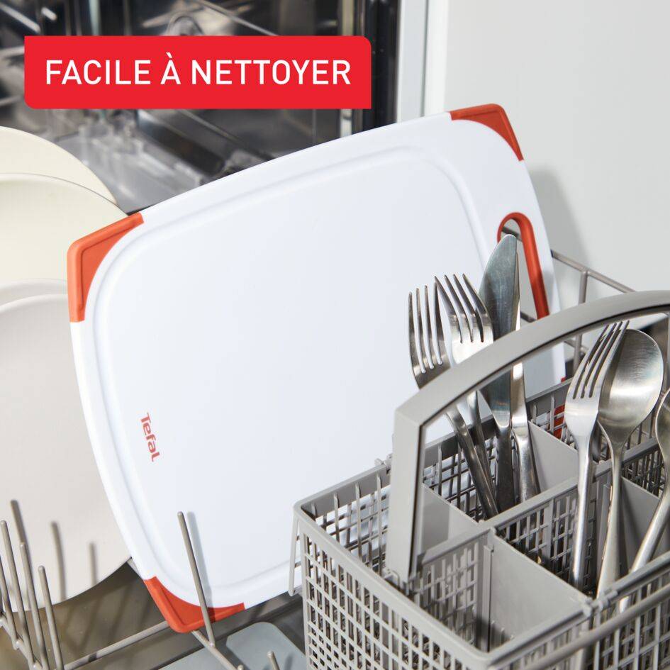 Fresh Kitchen K2084004 Planche à découper en plastique - Antidérapante + Poignée