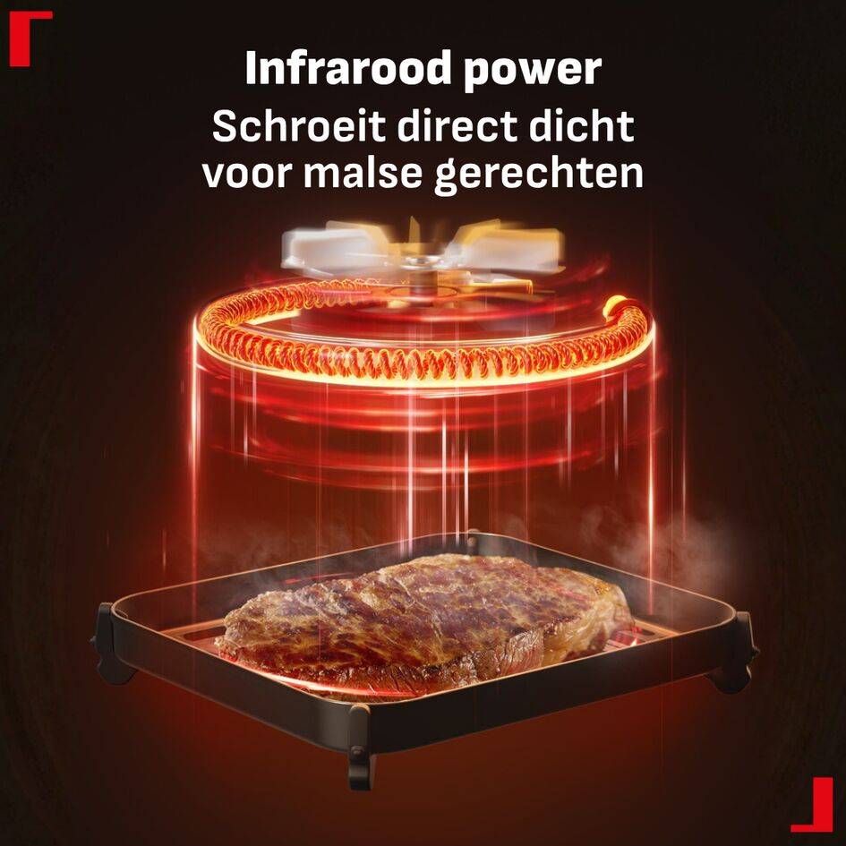 Easy Fry Infrared EY832HF0 Air fryer - 8 programma's - 7L - Infraroodtechnologie