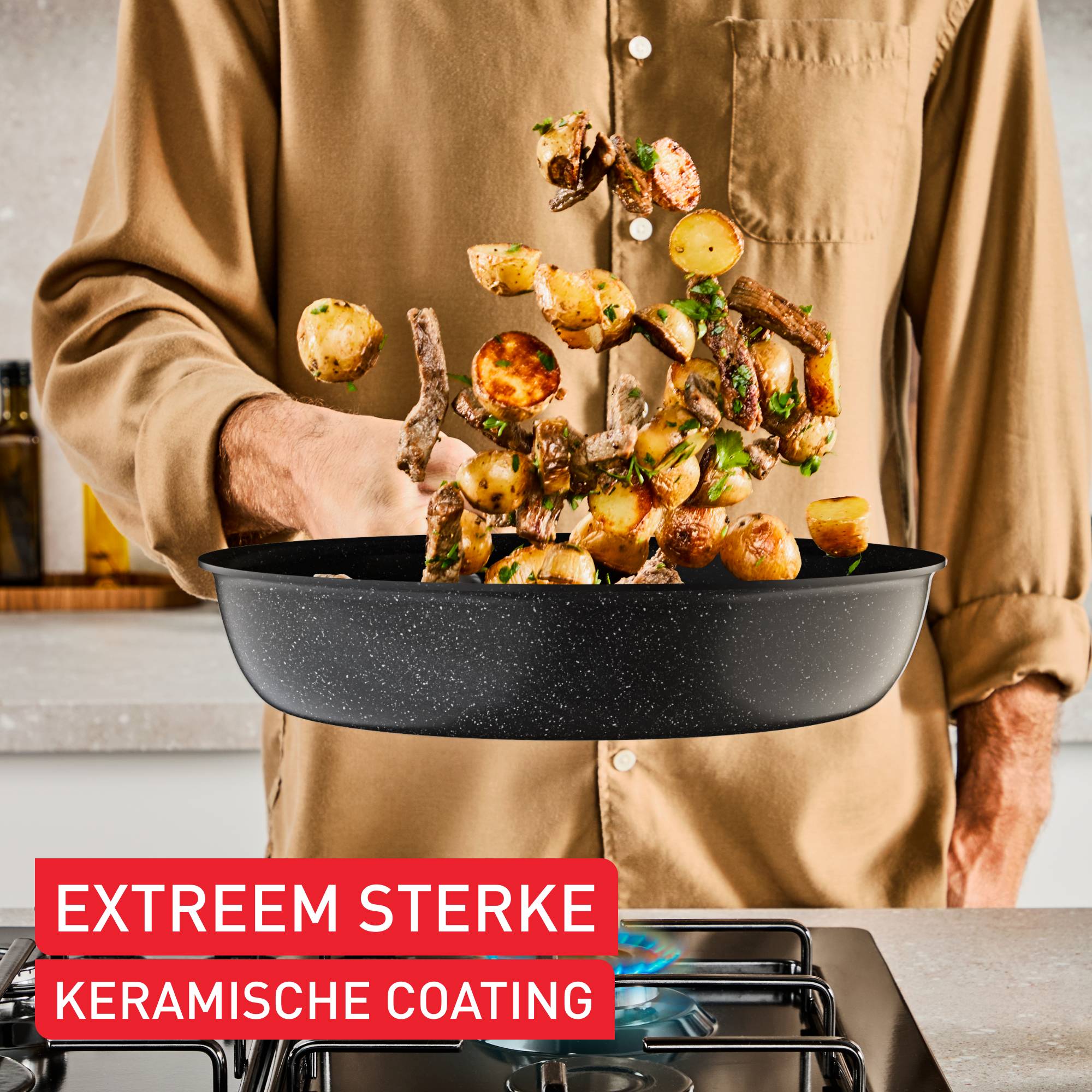 Experience Ceramic  G2220602 Braadpan - 28 cm - Inductie