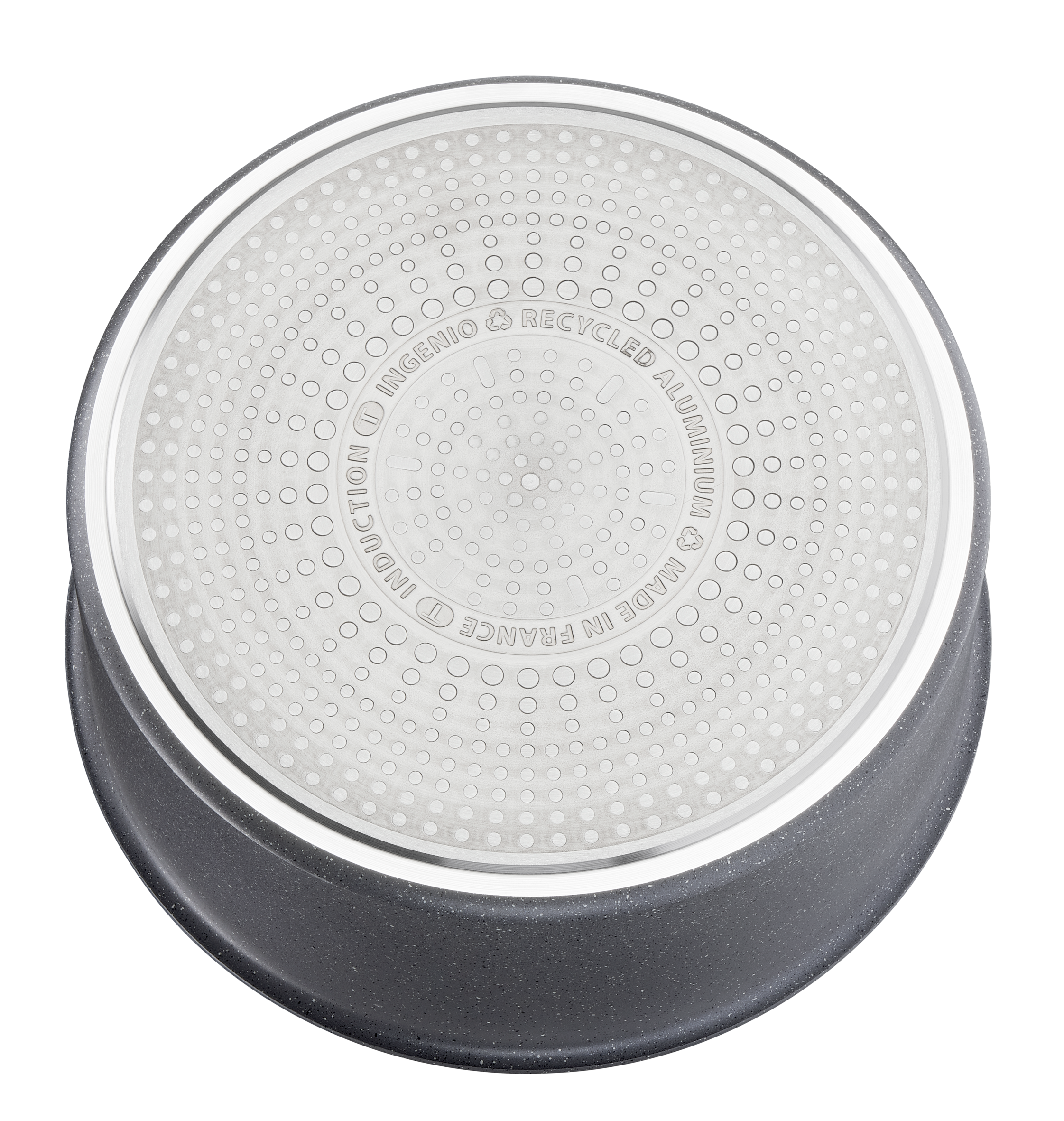 Ingenio Natural Force L3969002 Set de 3 poêlons 16/18/20 cm + poignée amovible - Induction