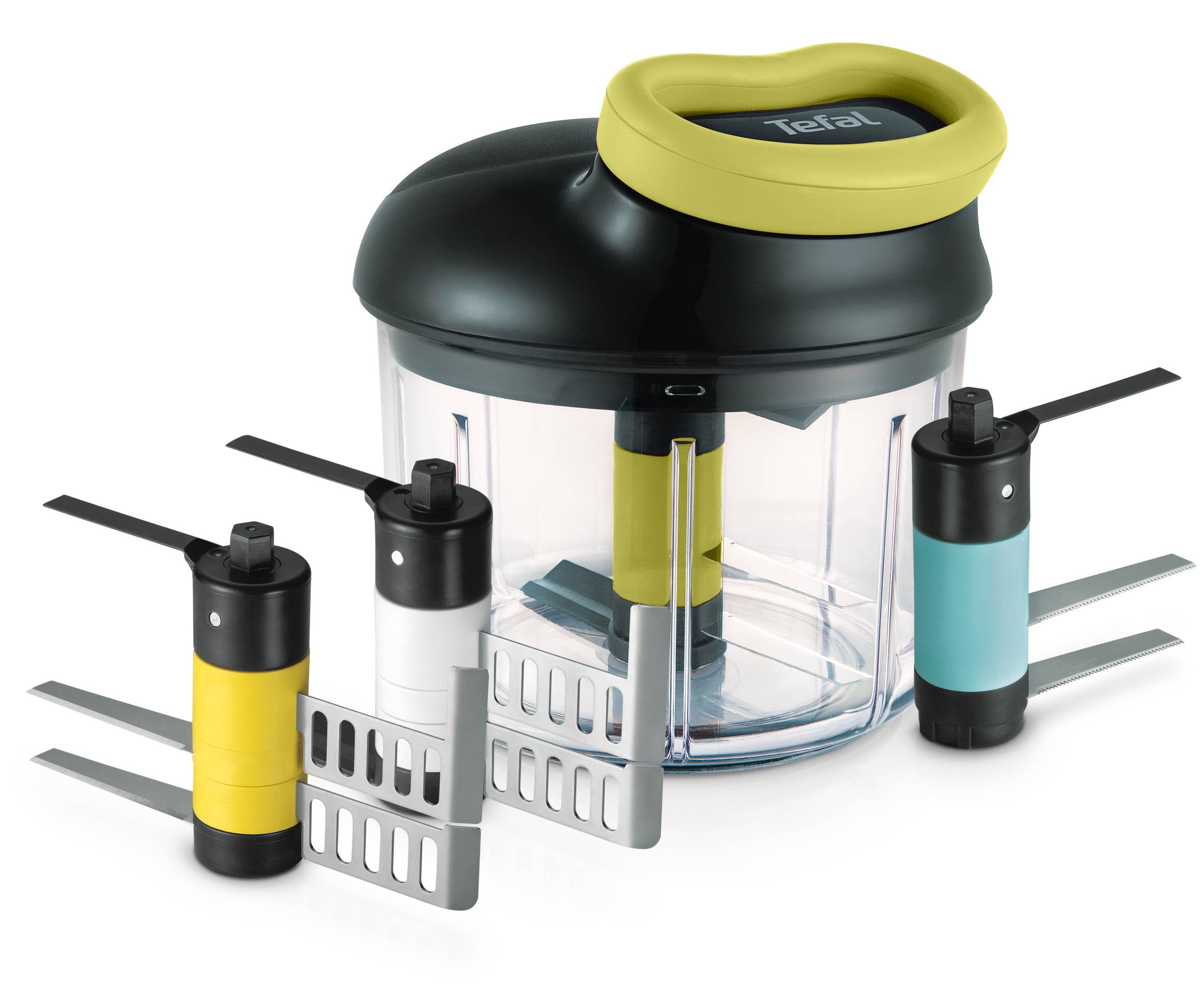 5 Second Chopper K1321044 Hachoir manuel + lame crème + lame glace pilée + lame purée - 0,9L