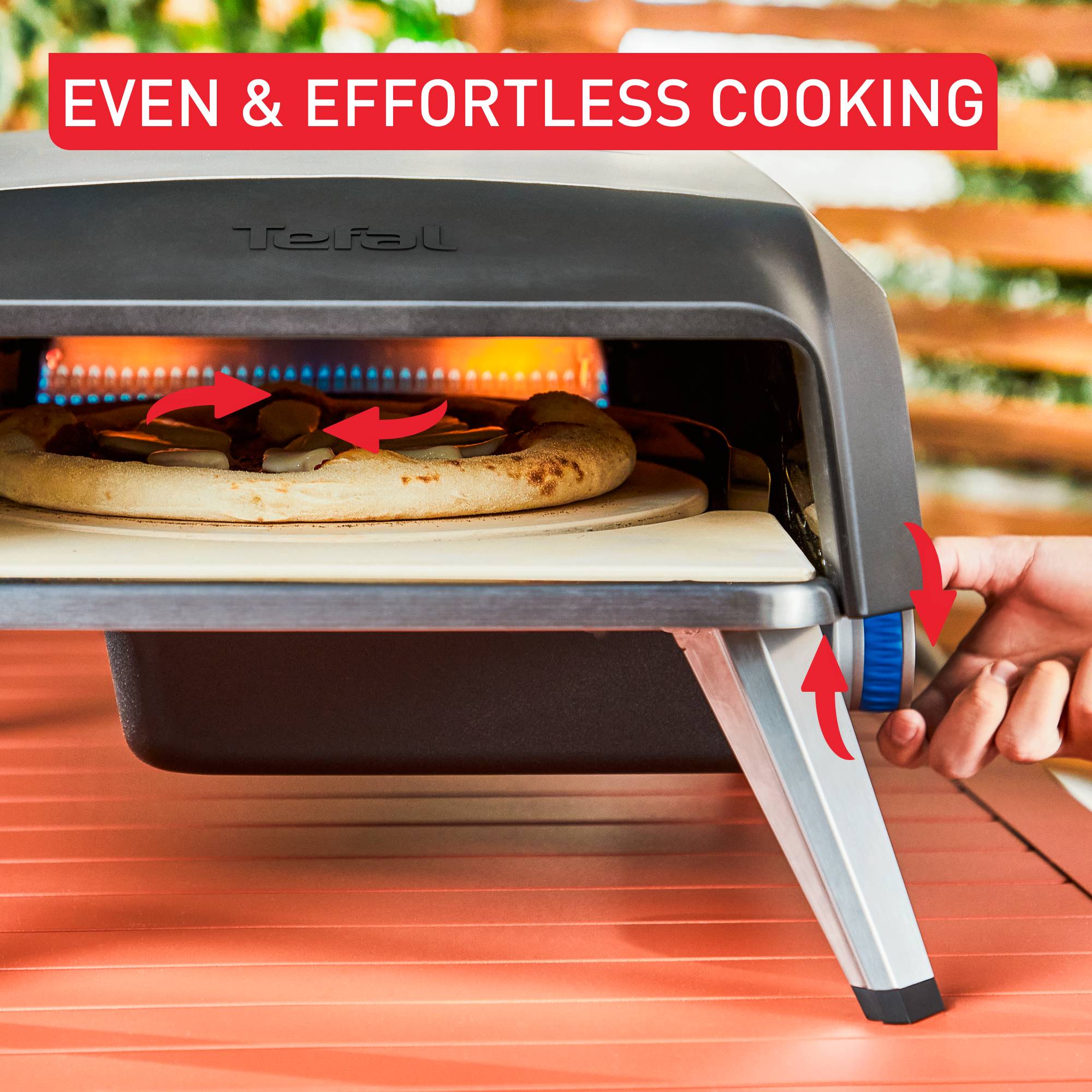 Pizza Pronto JM412010 Pizza-oven op gas + Pizzaschep