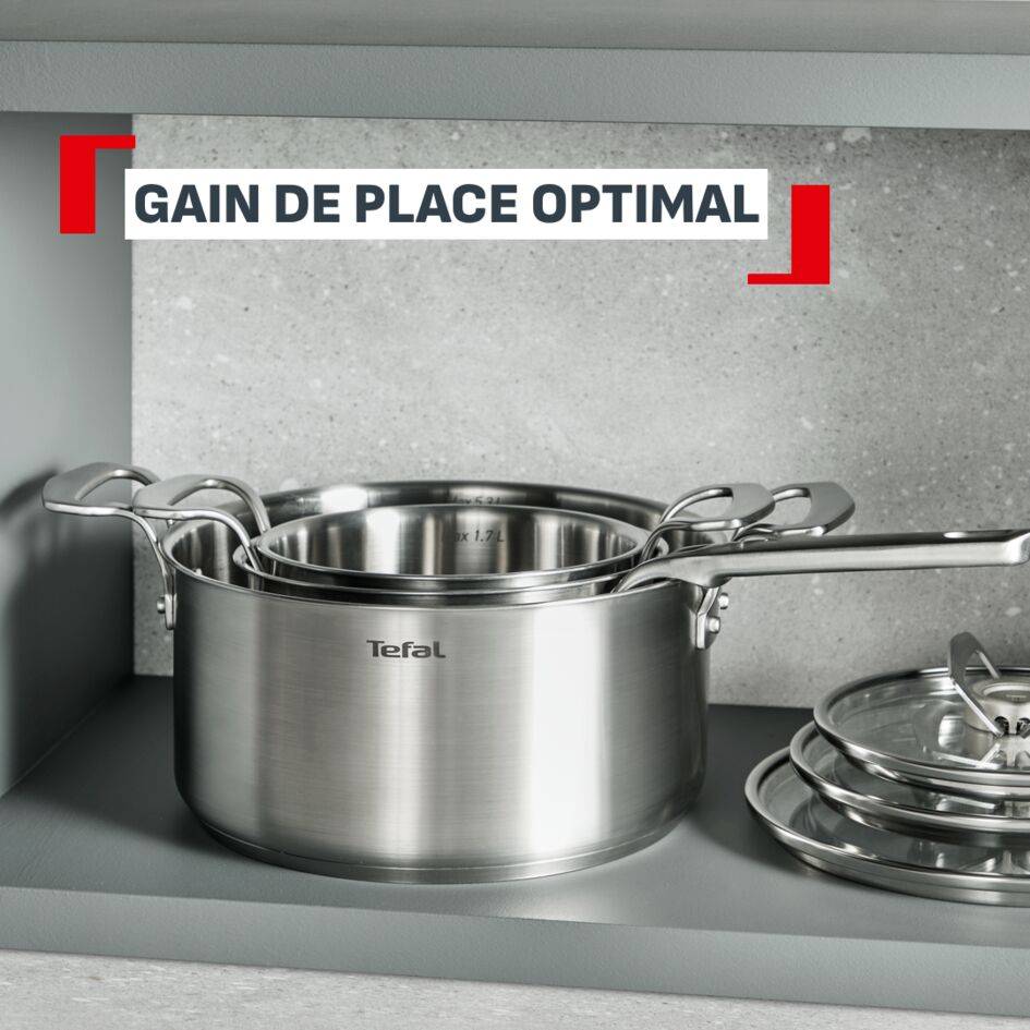 Extreme E529SA25 Set 10 pièces Inox Induction