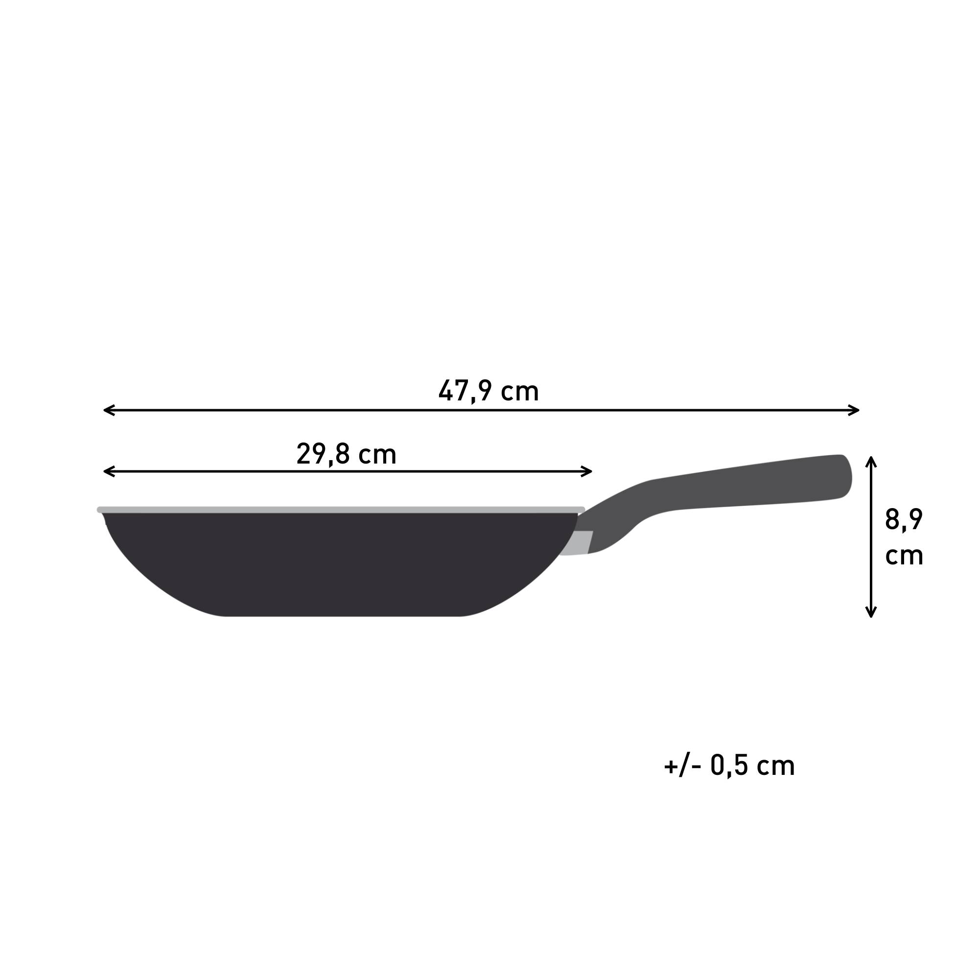 Experience Ceramic G2221902 Wokpan - 28 cm - Inductie