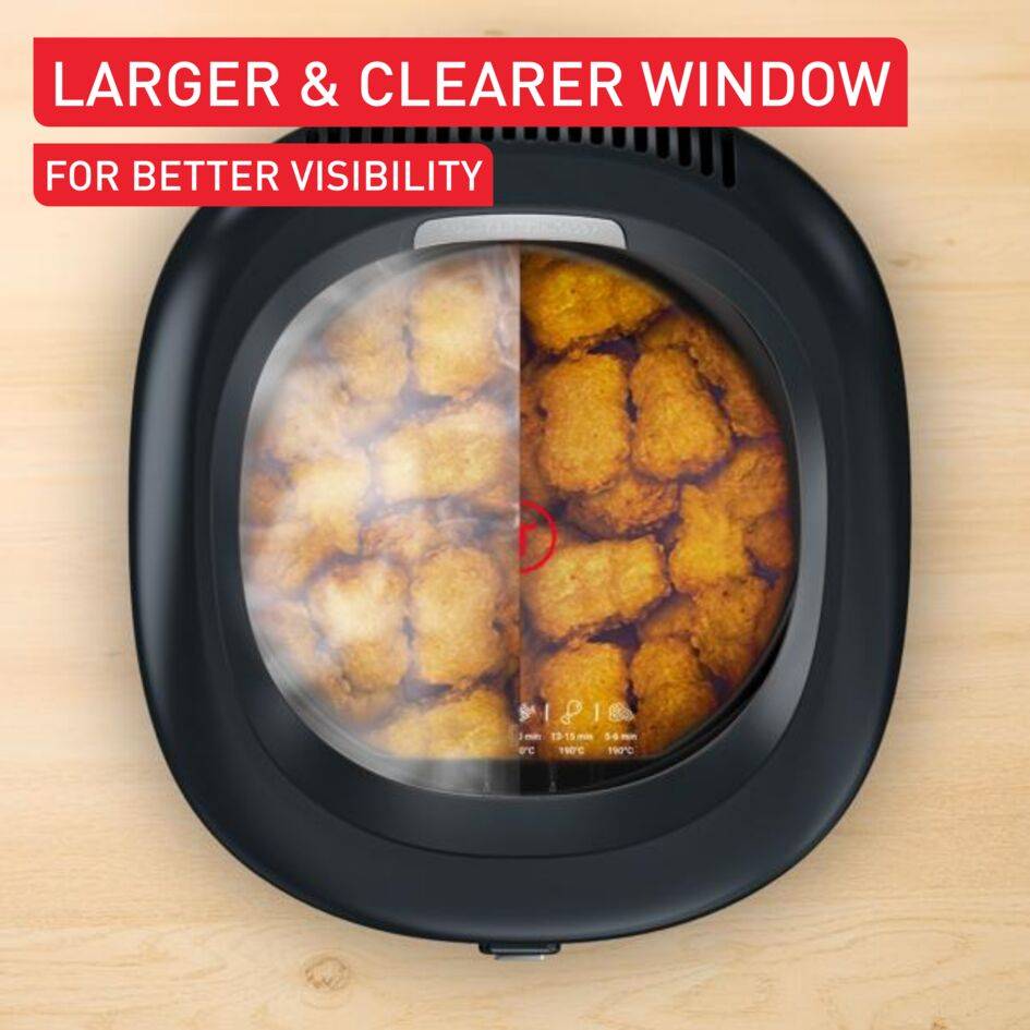 Vision FF2528 Friteuse Grande fenêtre pour garder un oeil sur la cuisson, 1.2Kg, 4 Personnes
