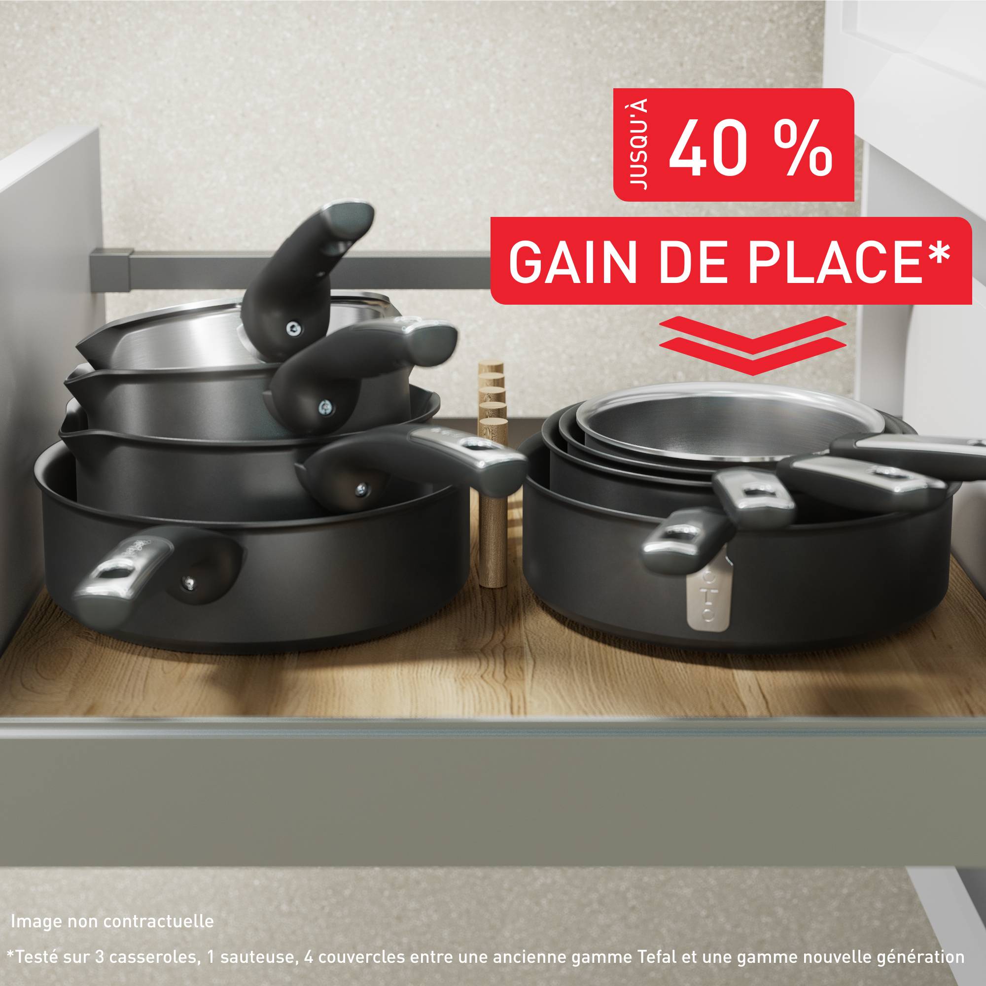 Experience Ceramic G2133223 Sauteuse + Couvercle - 24 cm - Induction