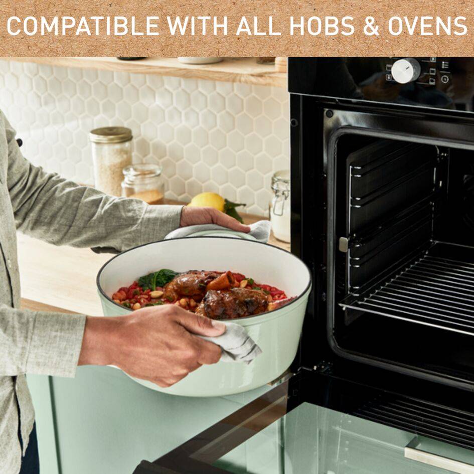 Lov E2580505 Cocotte en fonte - 29 cm - Induction