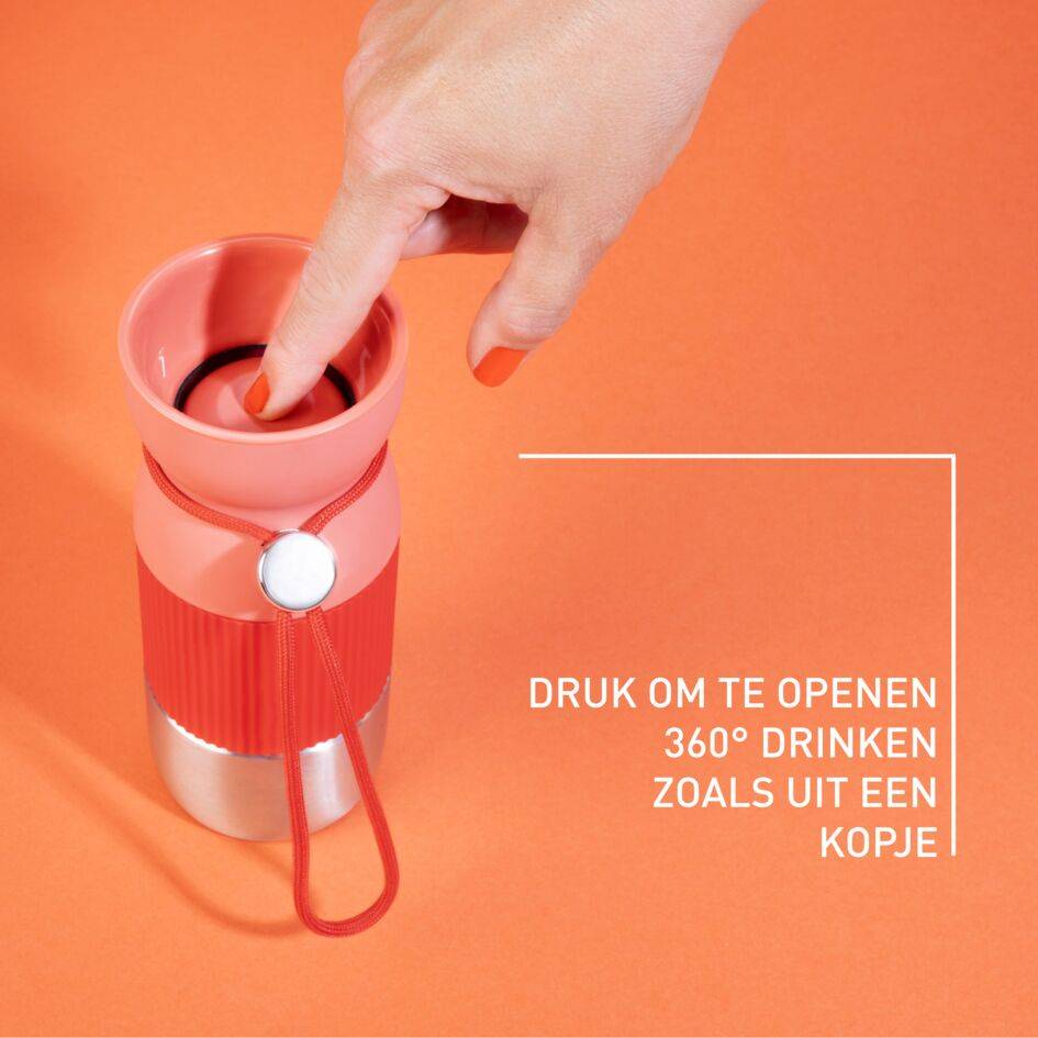 BeYou Cup N2191510 Isotherme drinkbeker - 0,36L - Rood