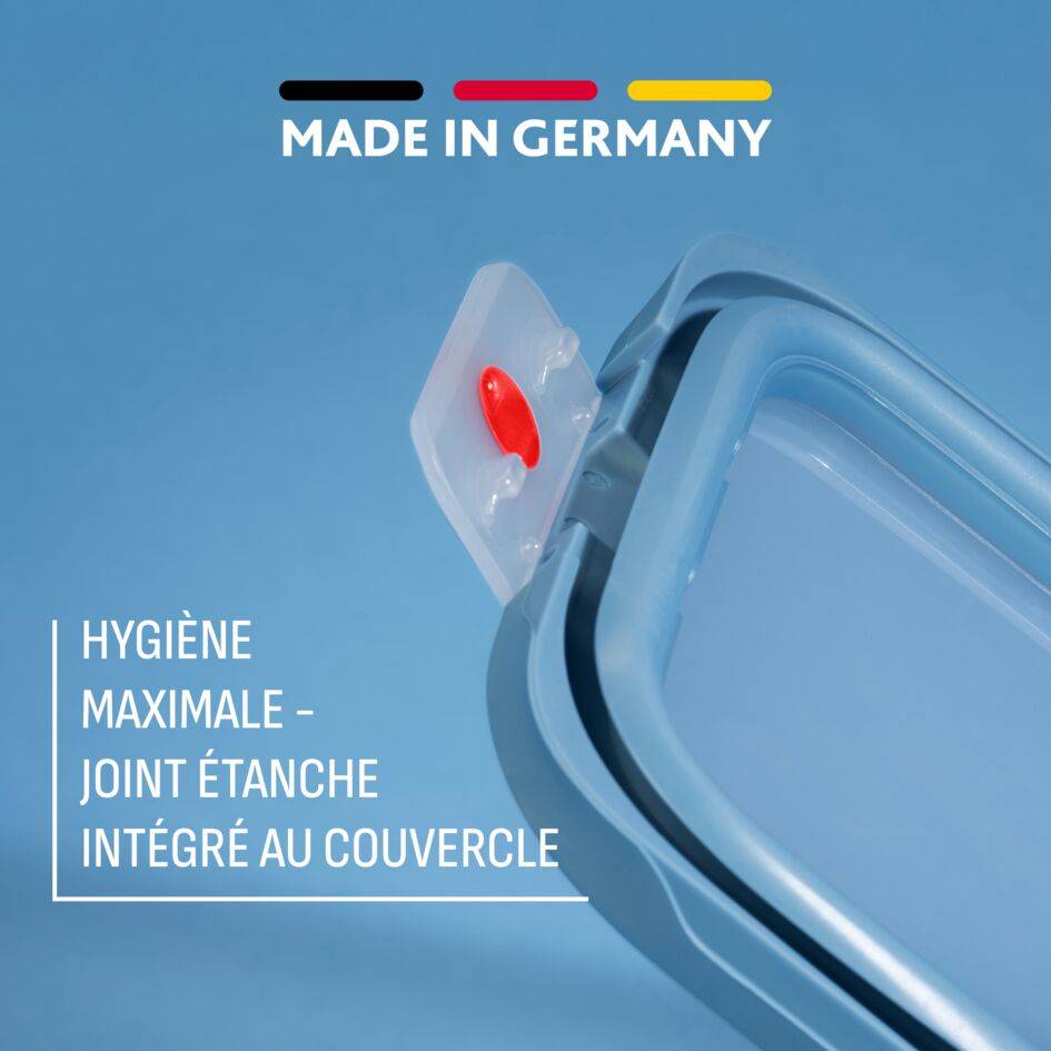 OneClick N1230210 Set de 3 boîtes de conservation - 0,5L / 1,2L / 2,3L 