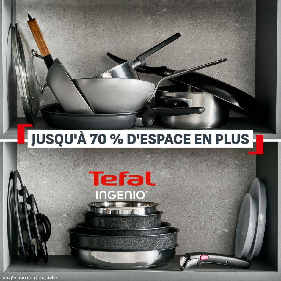 Ingenio Excellence Ceramic L2701902 Wok en céramique - 28 cm - Induction