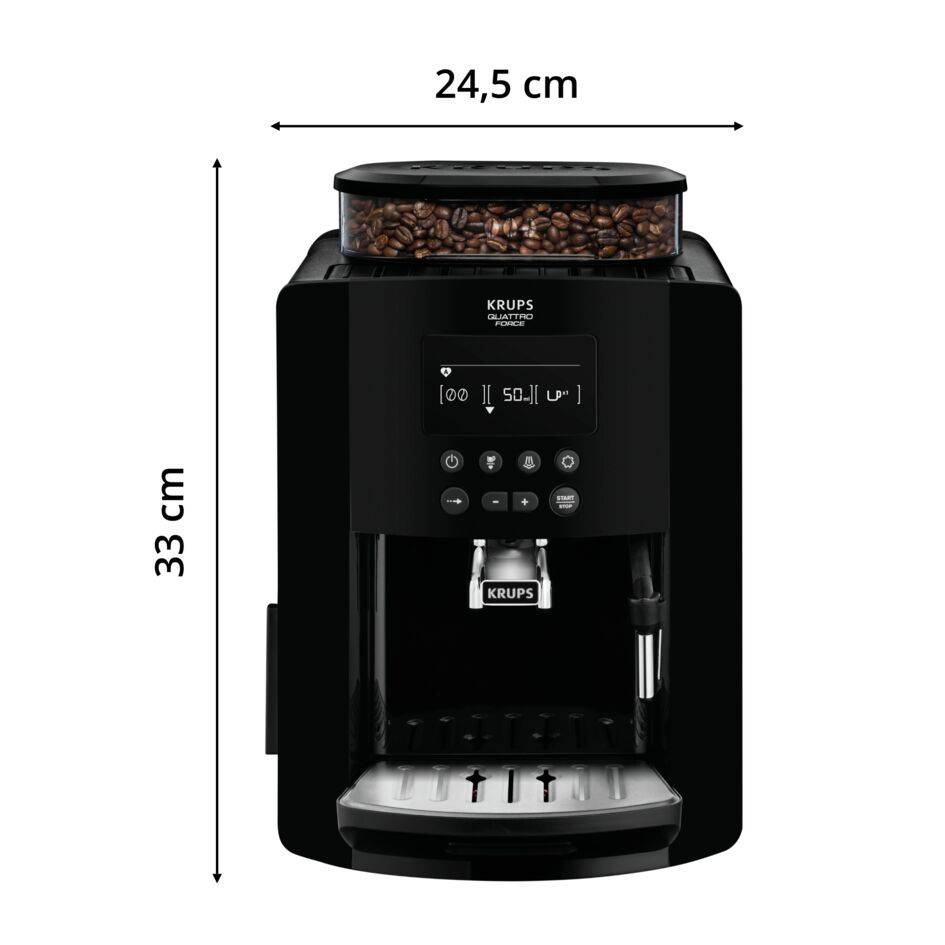 Arabica EA817010 Machine à Espresso automatique à grains - 3 recettes de café - 1,7L