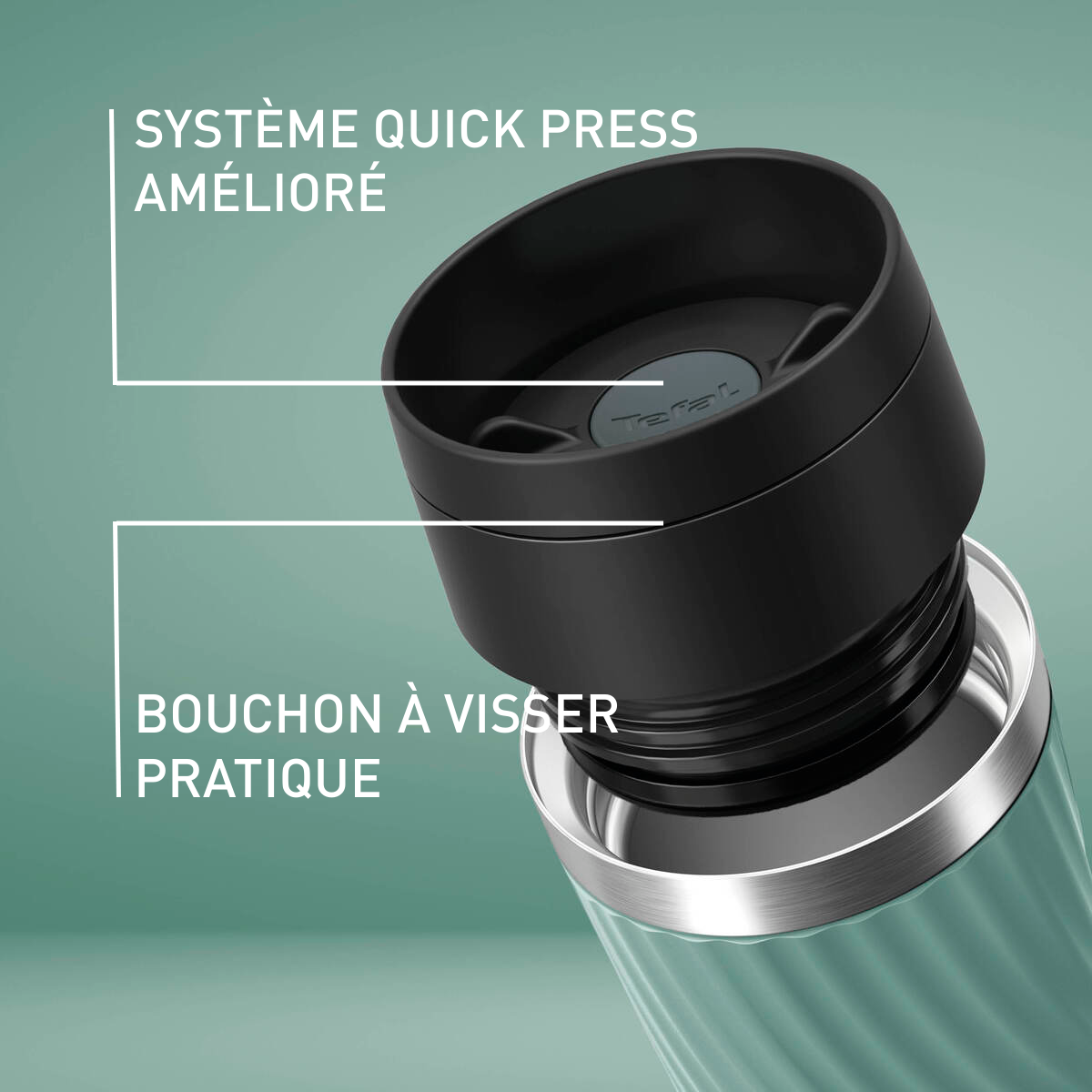 Travel Mug Easy Twist N2024310 Mug isotherme - 0,36L - Vert