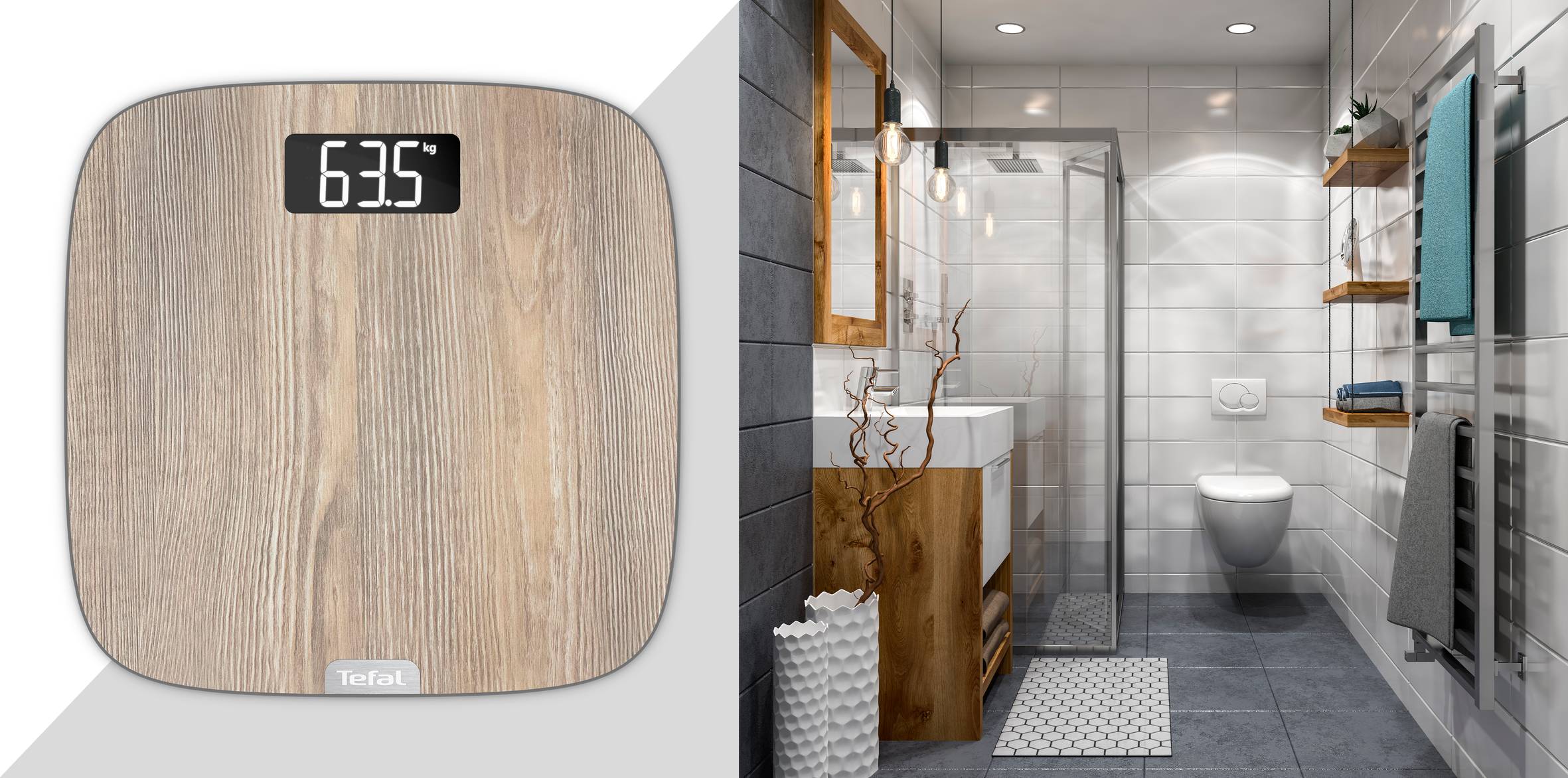 Origin Light Wood PP1600V0 Digitale Weegschaal