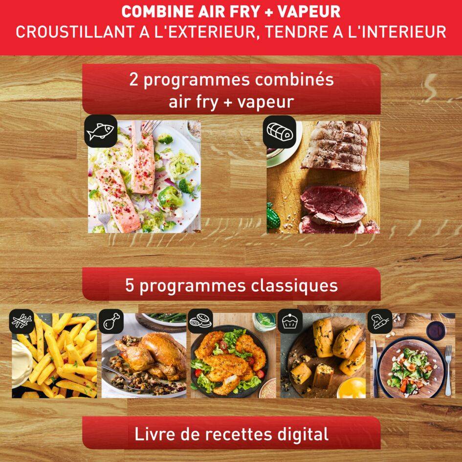 Easy Fry Grill & Steam FW201815 Air fryer 3-en-1