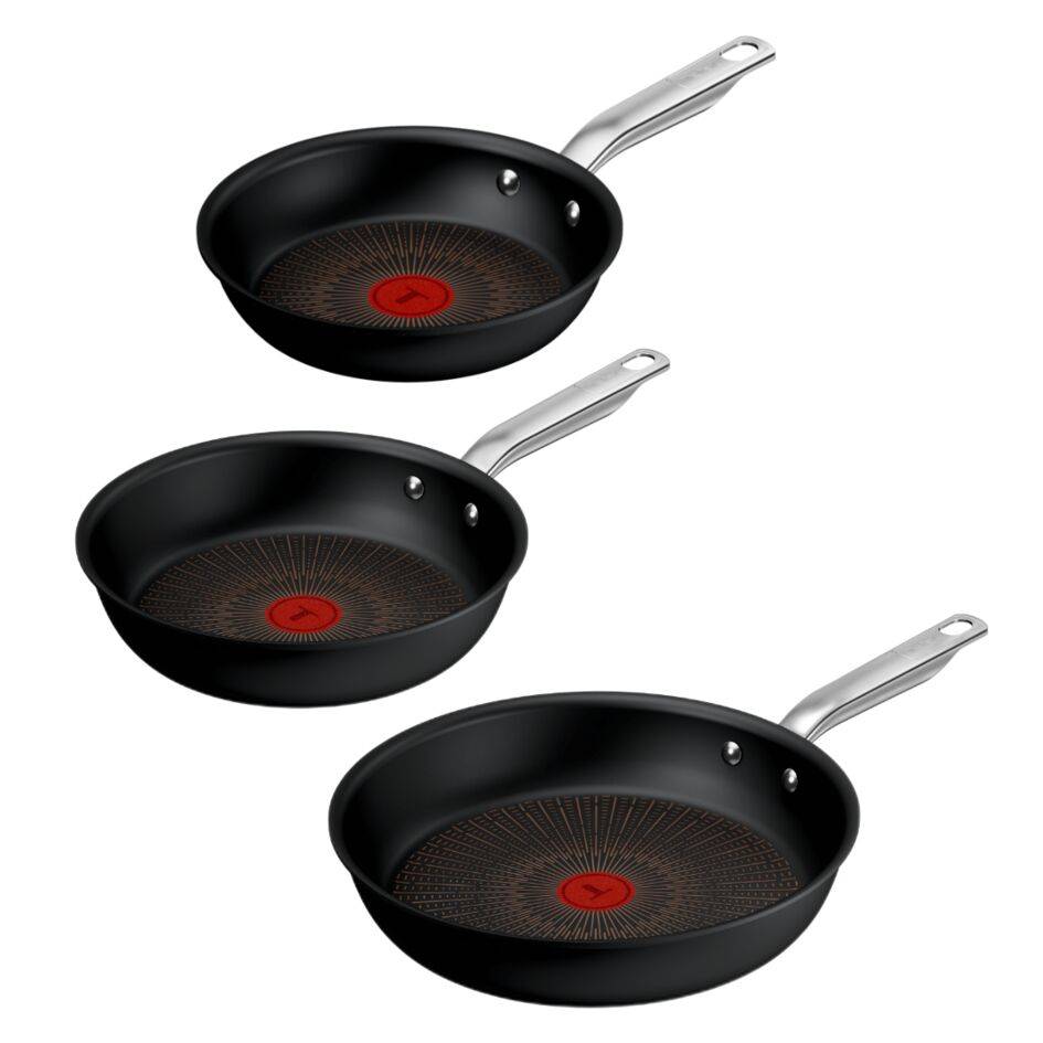 Experience G3349132 Set de 3 poêles 20/24/28 cm, FusionCore, Induction