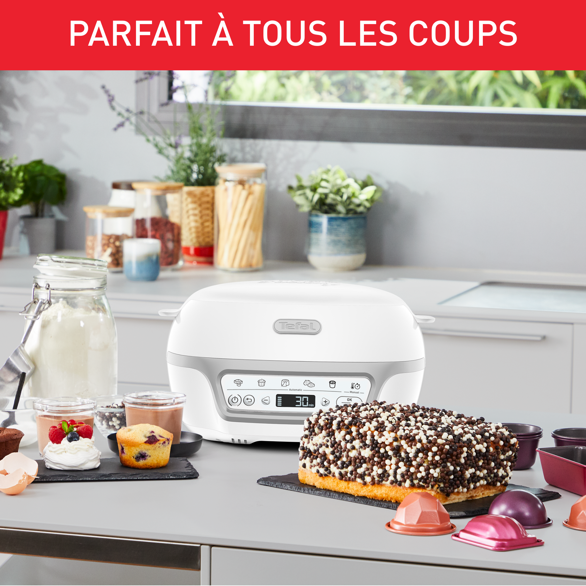 Cake Factory Delices KD812110 Appareil intelligent à gâteaux - Maxi pack