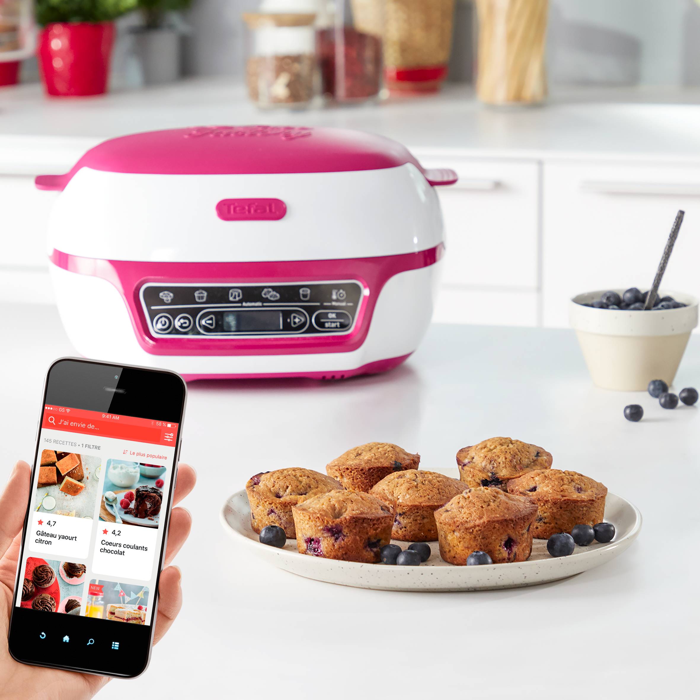 Cake Factory Délices KD810112 Intelligent patisserietoestel + Bakvormen + Recepten