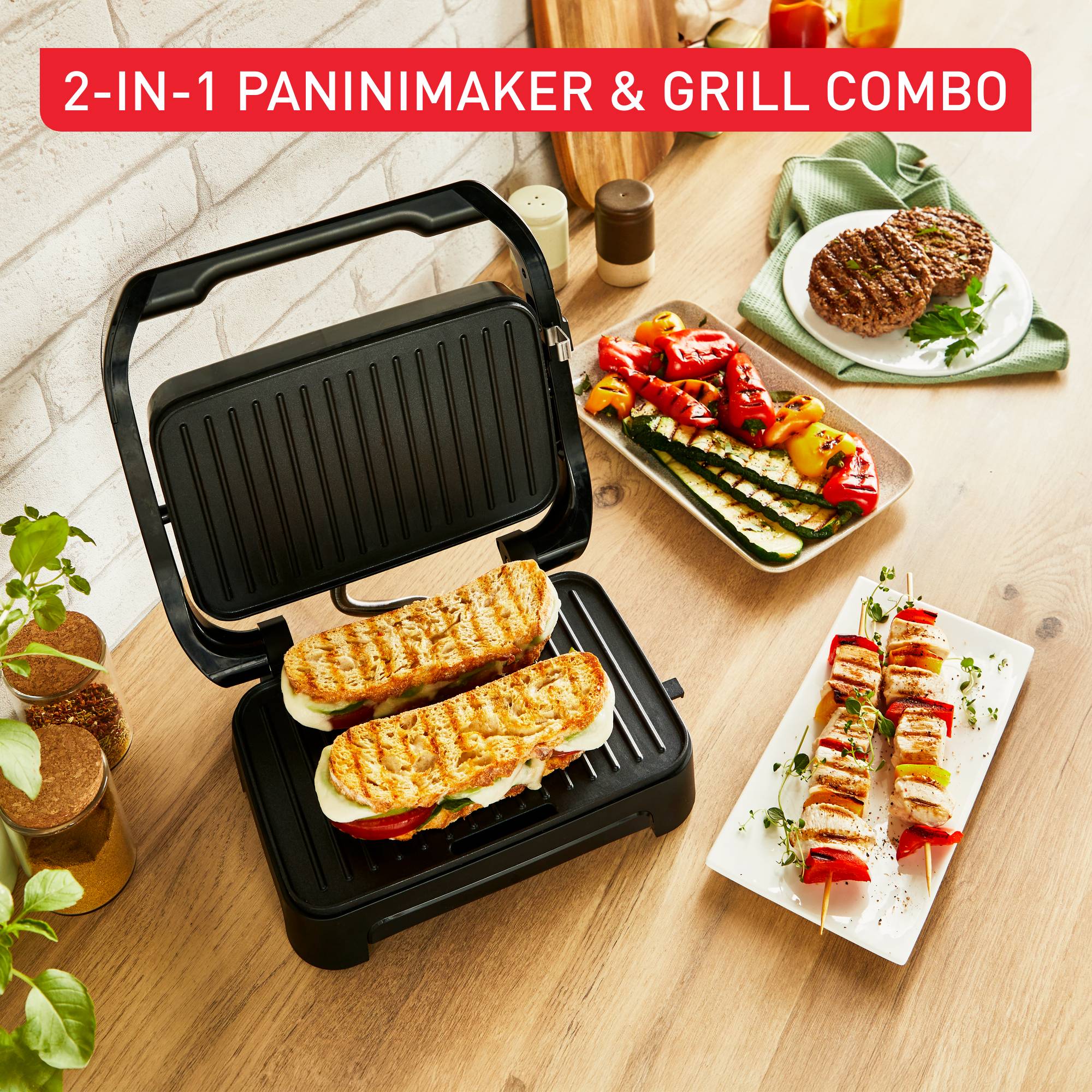 Inicio Compact GC270D10 Grill & paninimaker