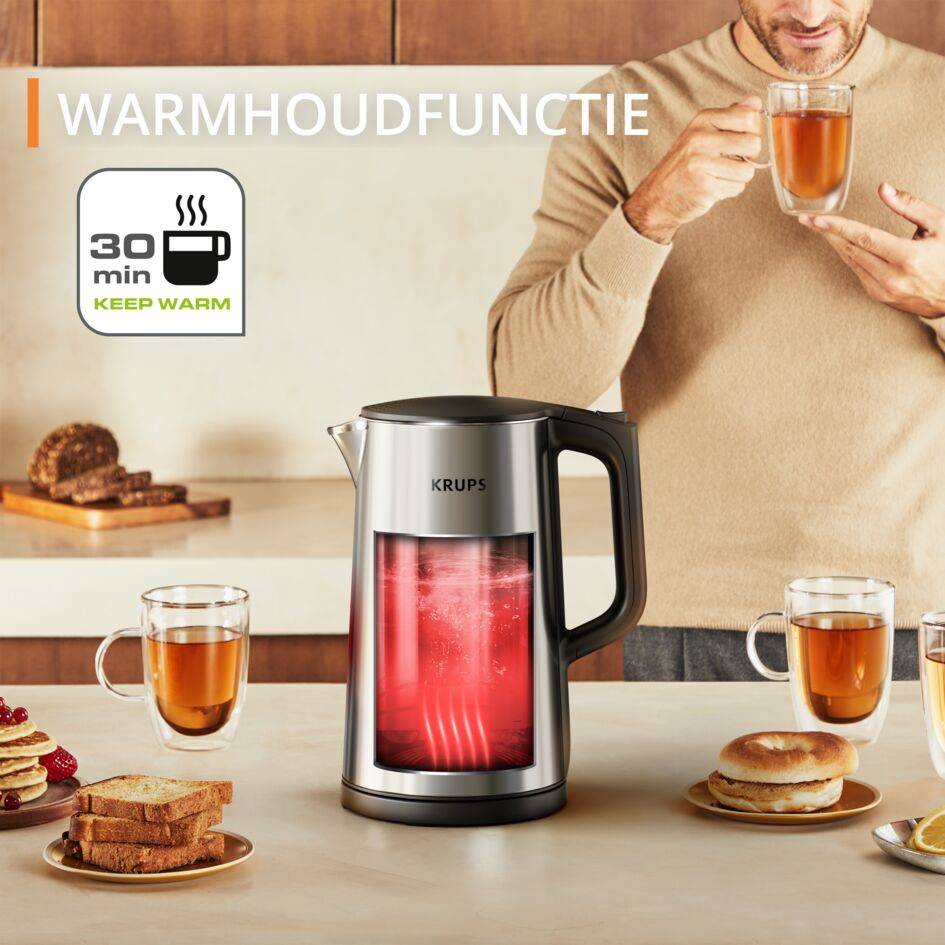 Selection BW871DF0 Elektrische waterkoker - 6 temperaturen - 1,7L