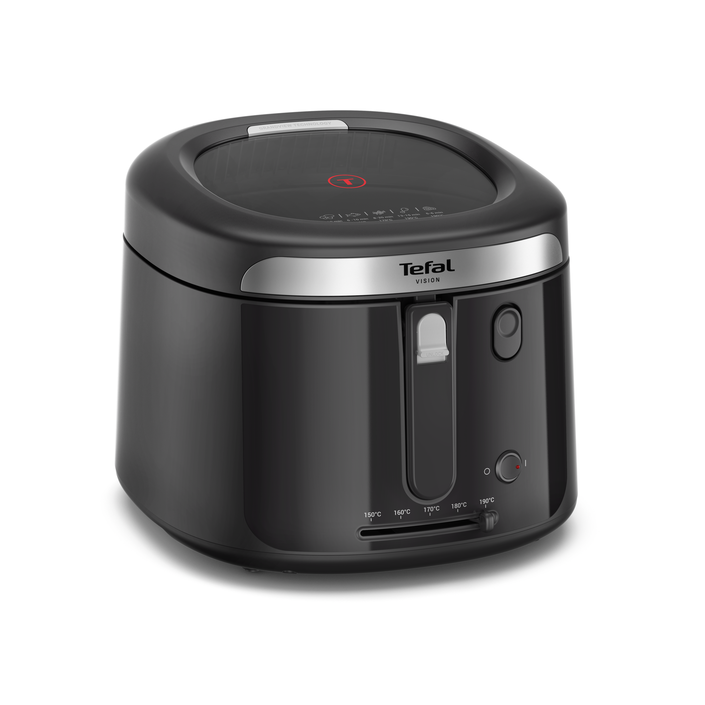 Vision FF2528 Friteuse  met extra groot kijkvenster, 1.2Kg, 4 personen 