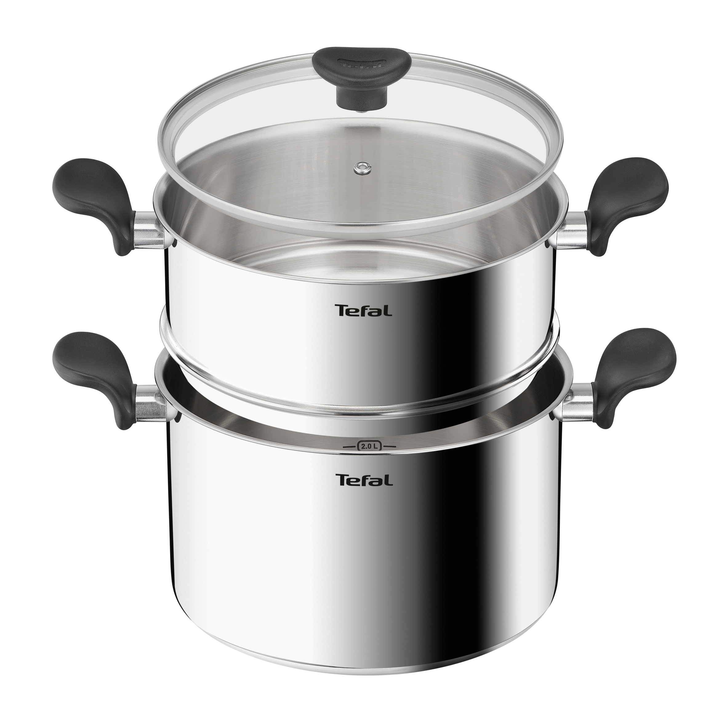 Primary Couscous E3089514 Casserole + panier vapeur + couvercle - 24 cm - Induction