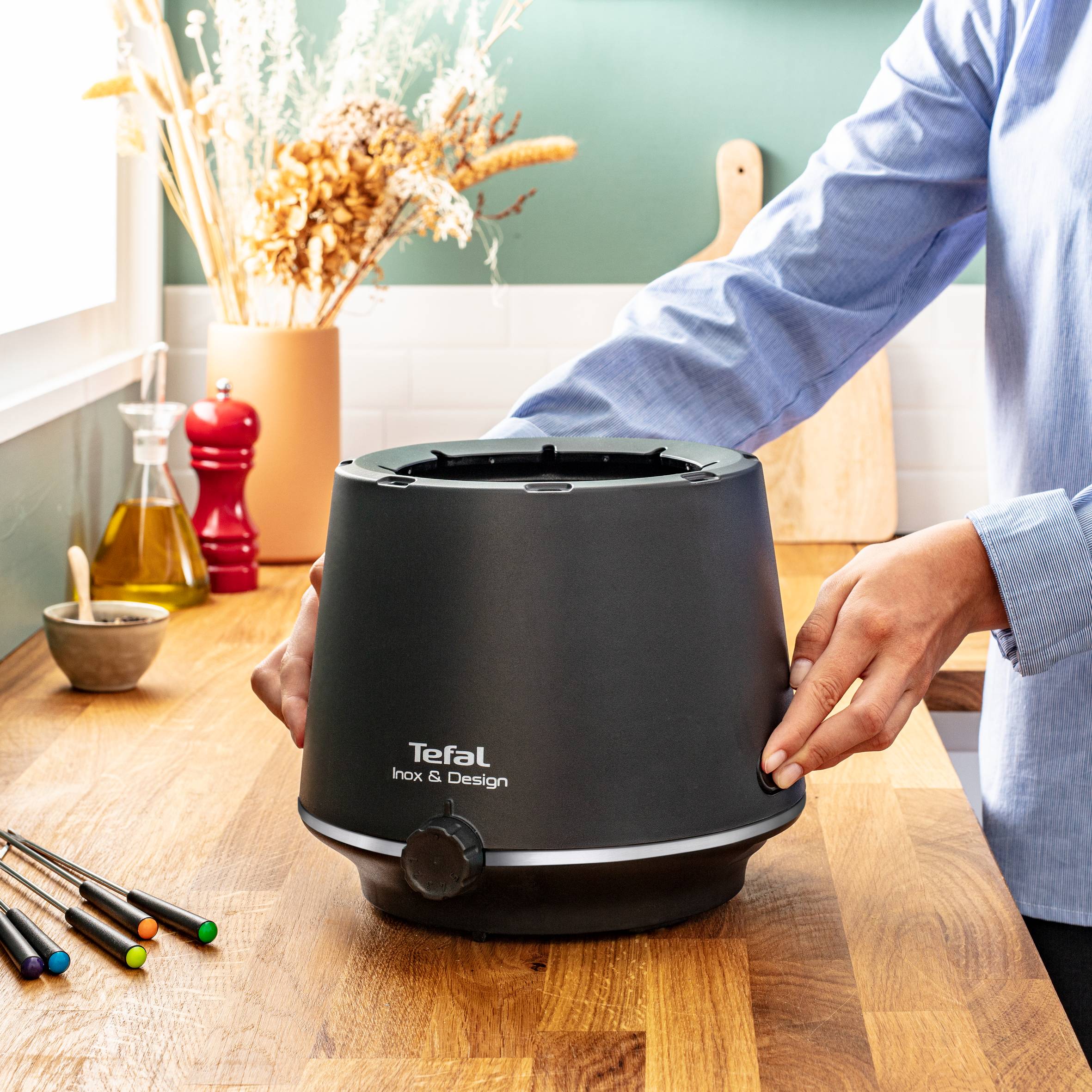 Inox & Design EF265812 Appareil à fondue - 8 personnes