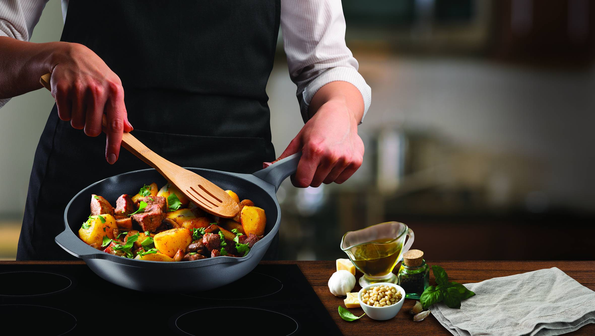 Robusto E2490544 Poêle en fonte - 26 cm - Induction