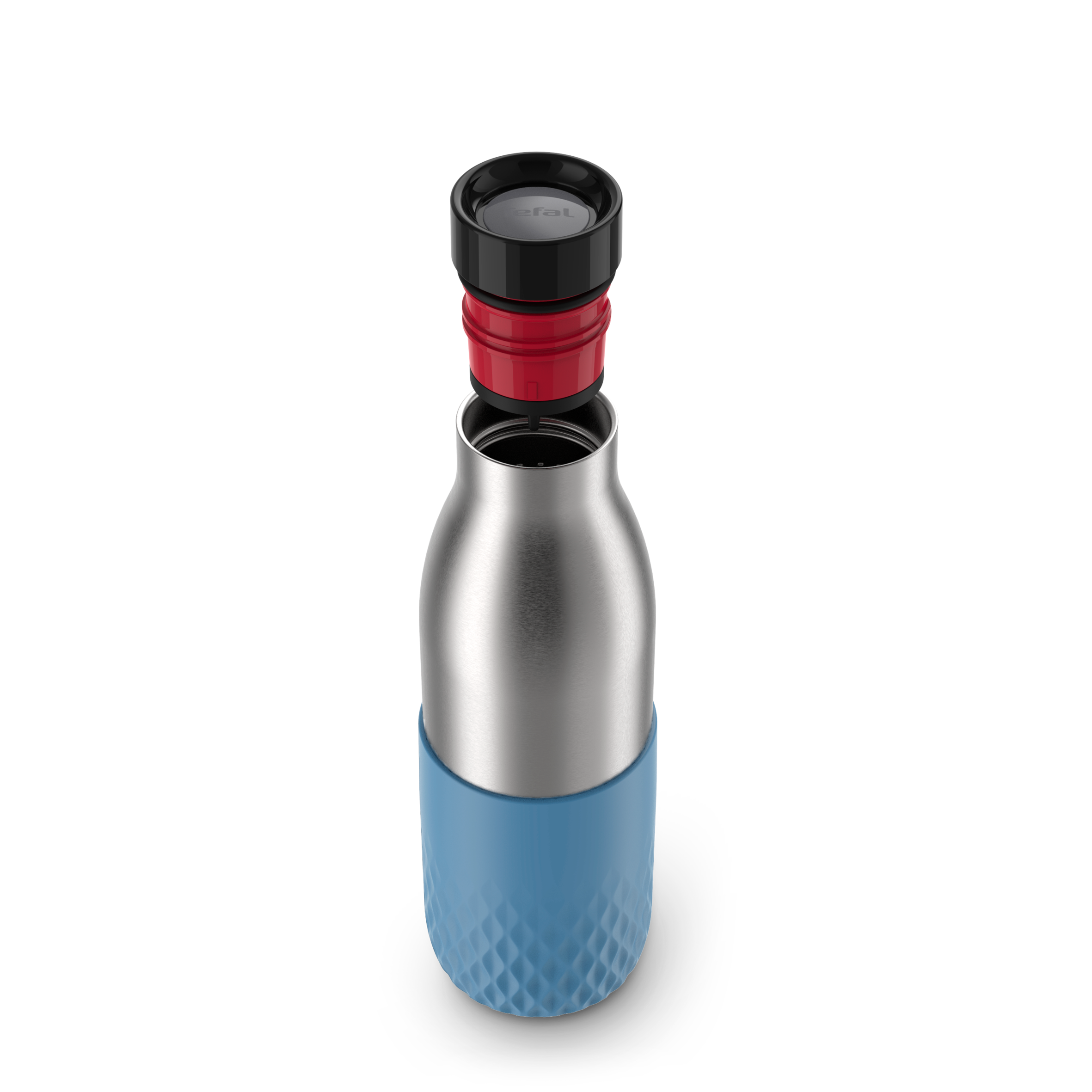Bludrop Sleeve N3110710 Gourde inox et silicone - 0,5L - Bleu