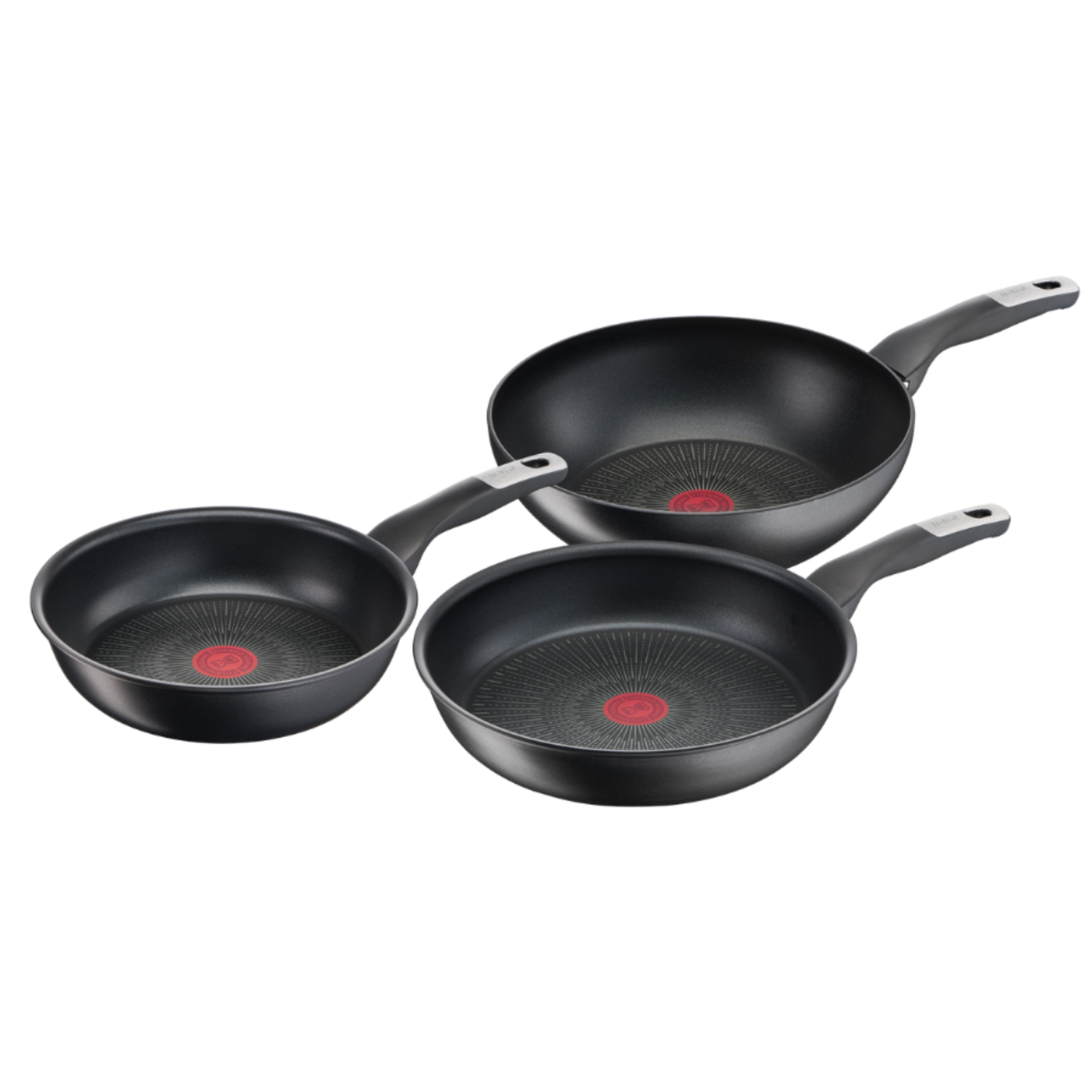 Unlimited G2559123 Set van 2 pannen 24/28 cm + Wokpan 28 cm - Inductie