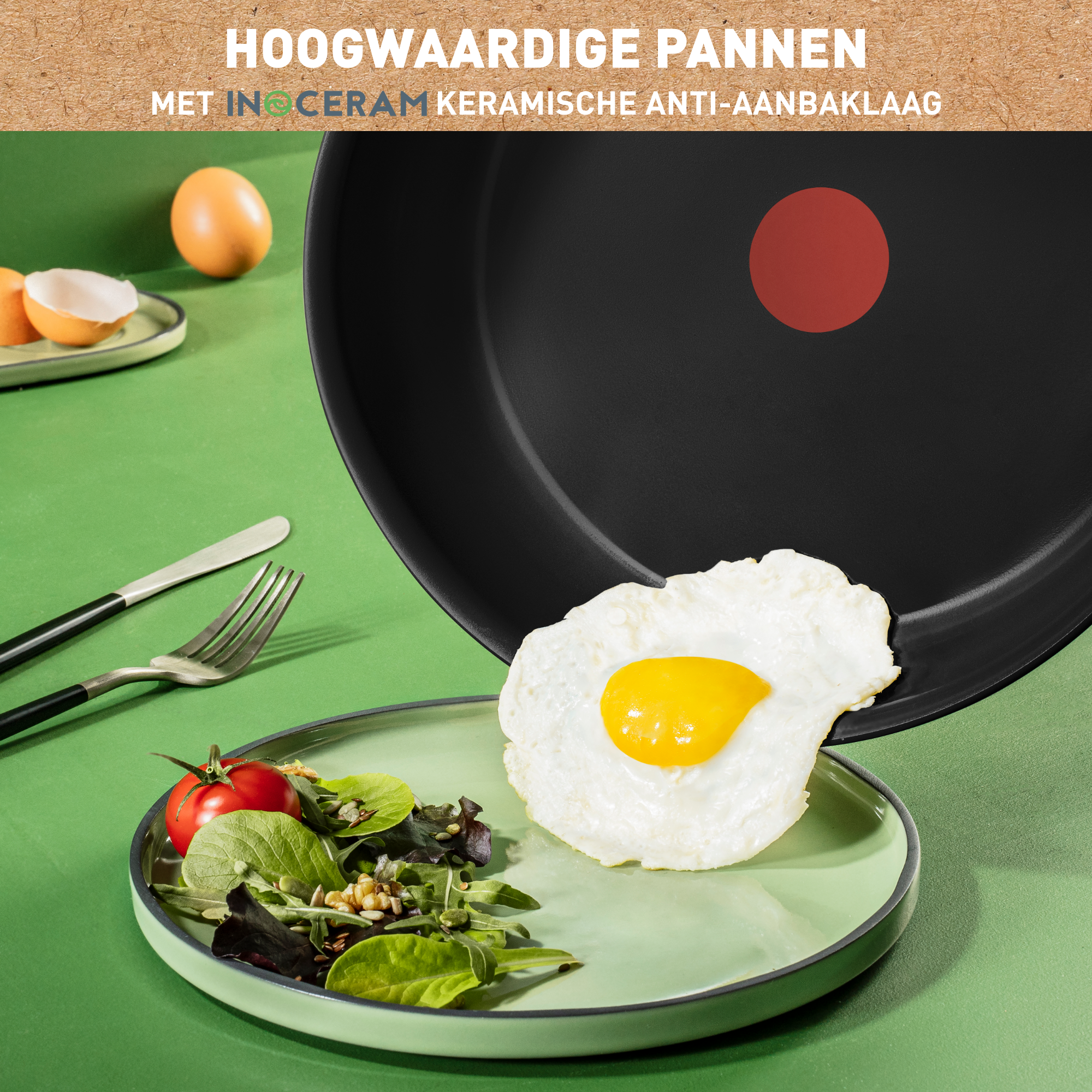 Renew Black On C4350632 Keramische braadpan - 28 cm - Inductie