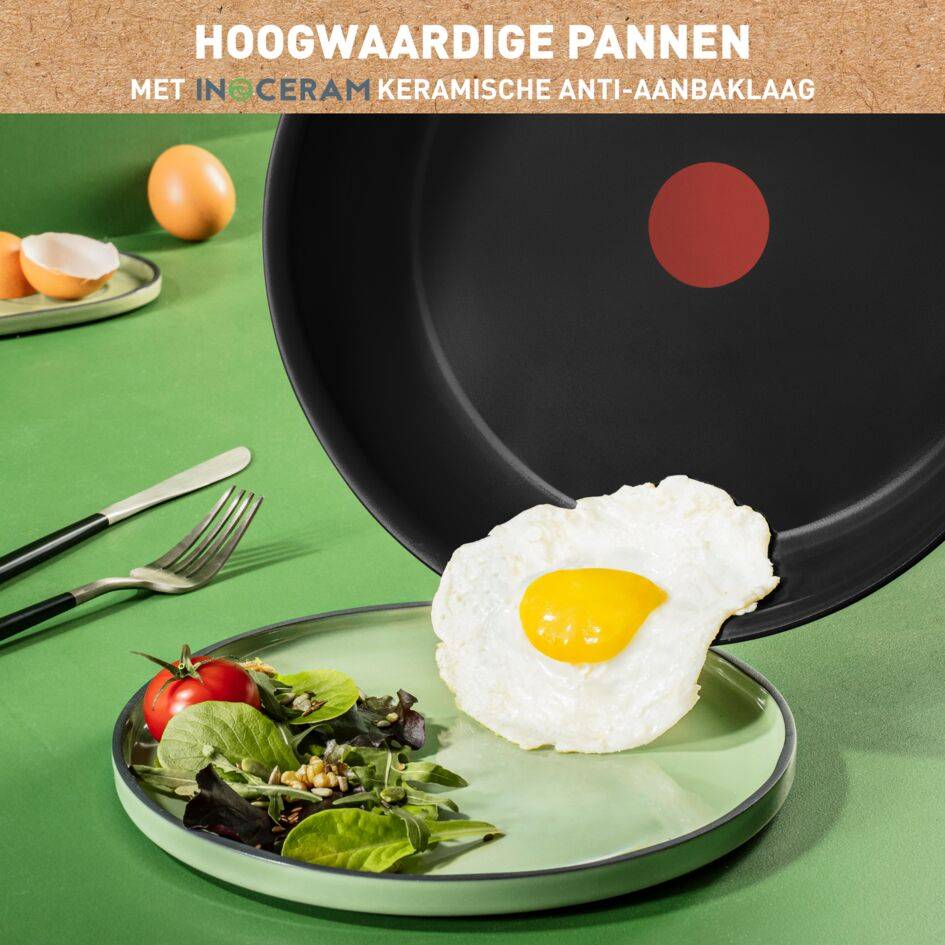 Renew Black On C4350432 Keramische braadpan - 24 cm - Inductie