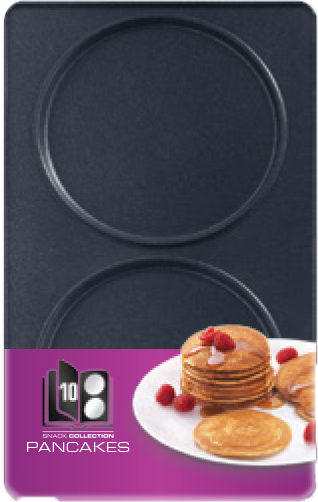 2 Mini-pannenkoekplaten Snack Collection XA801012