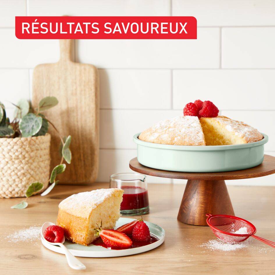 Ceramik, Set 5 pièces, Moules à pâtisserie, Empilables, Revêtement céramique
