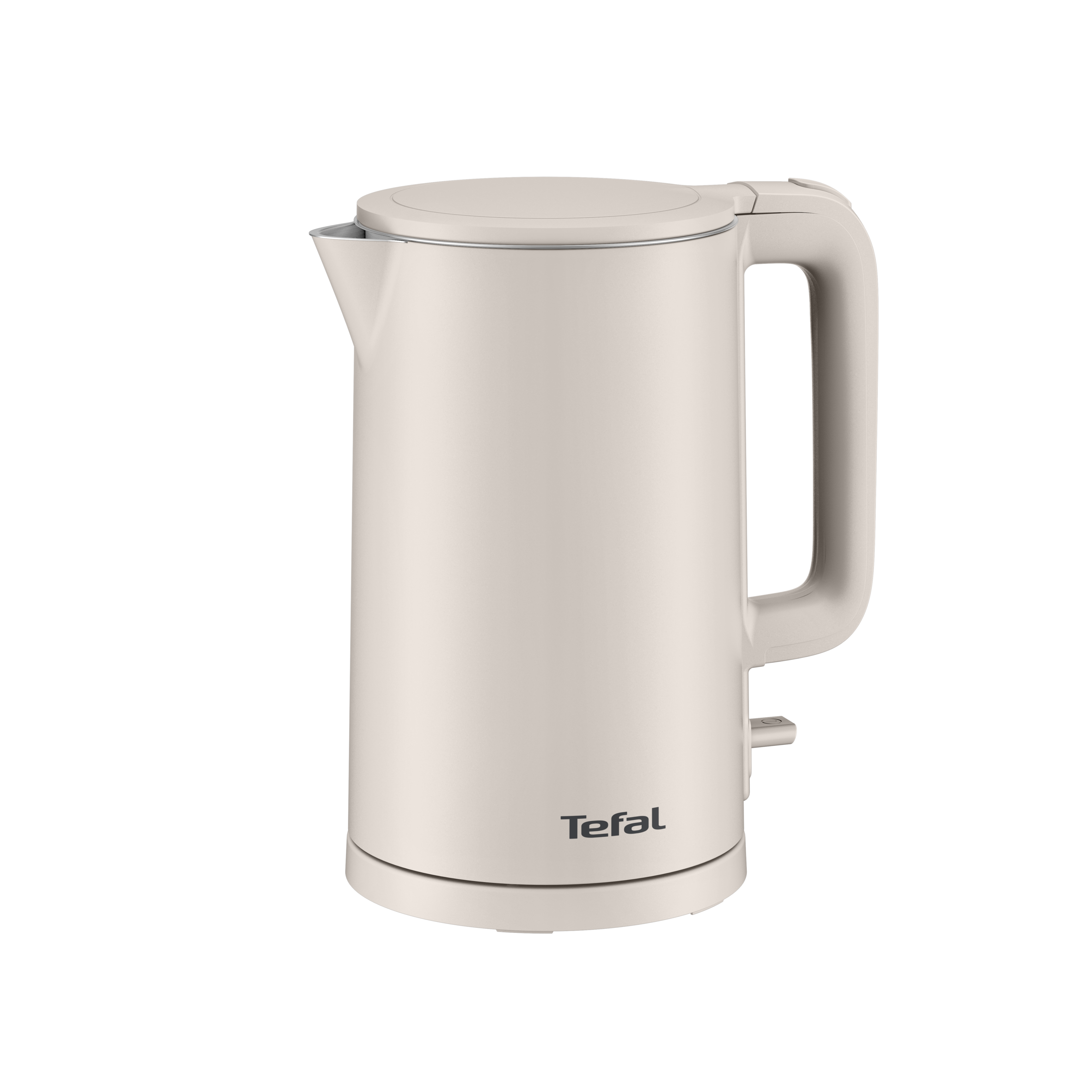 Thermo Protect Kettle, Electric Kettle, Safe to Touch, Full Stainless Steel Inside, Fair Grey