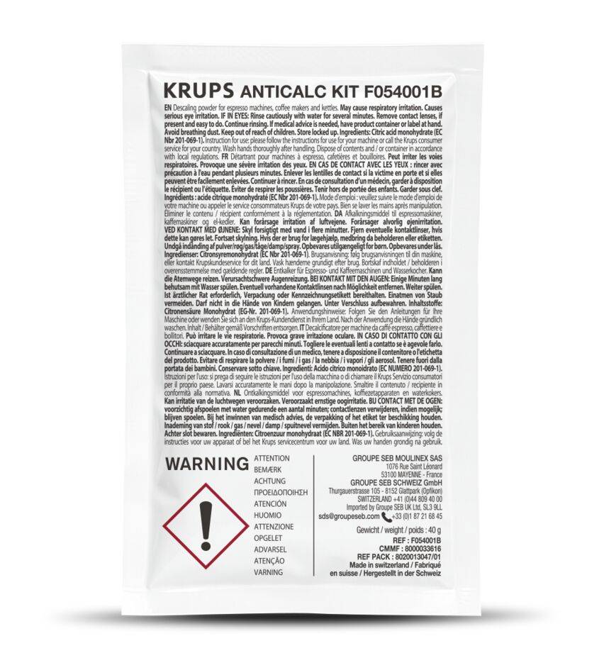 Détartrants poudre x2 F054001B