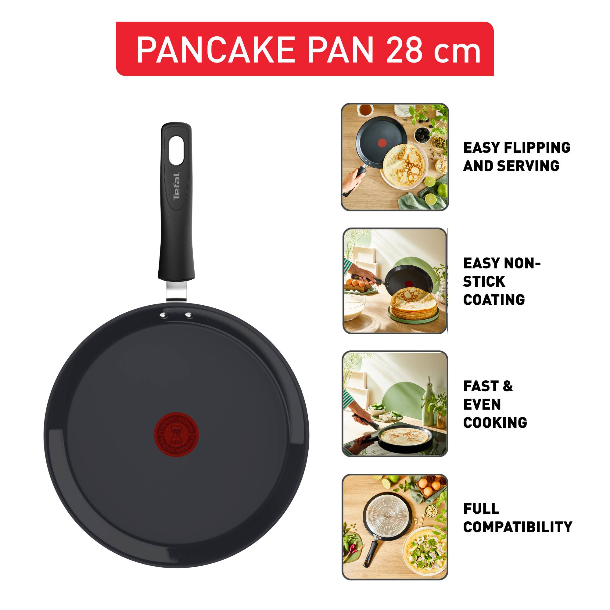 Limited Edition C4353902 Keramische pannenkoekenpan - 28 cm - Inductie